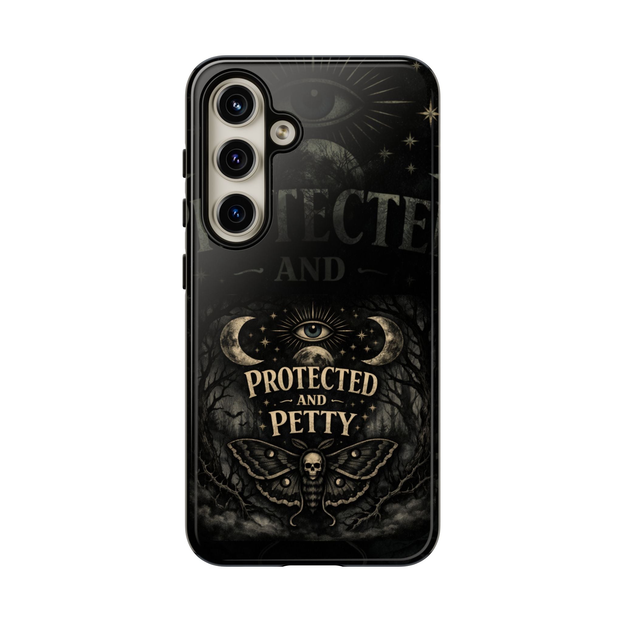 Phone Case — Gothic 'Protected and Petty' Tough Protective Cover