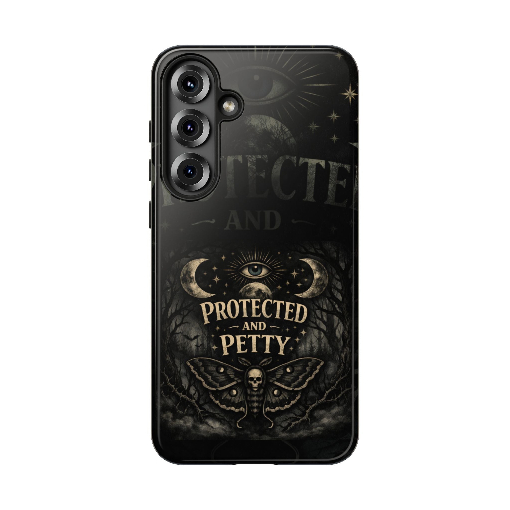 Phone Case — Gothic 'Protected and Petty' Tough Protective Cover