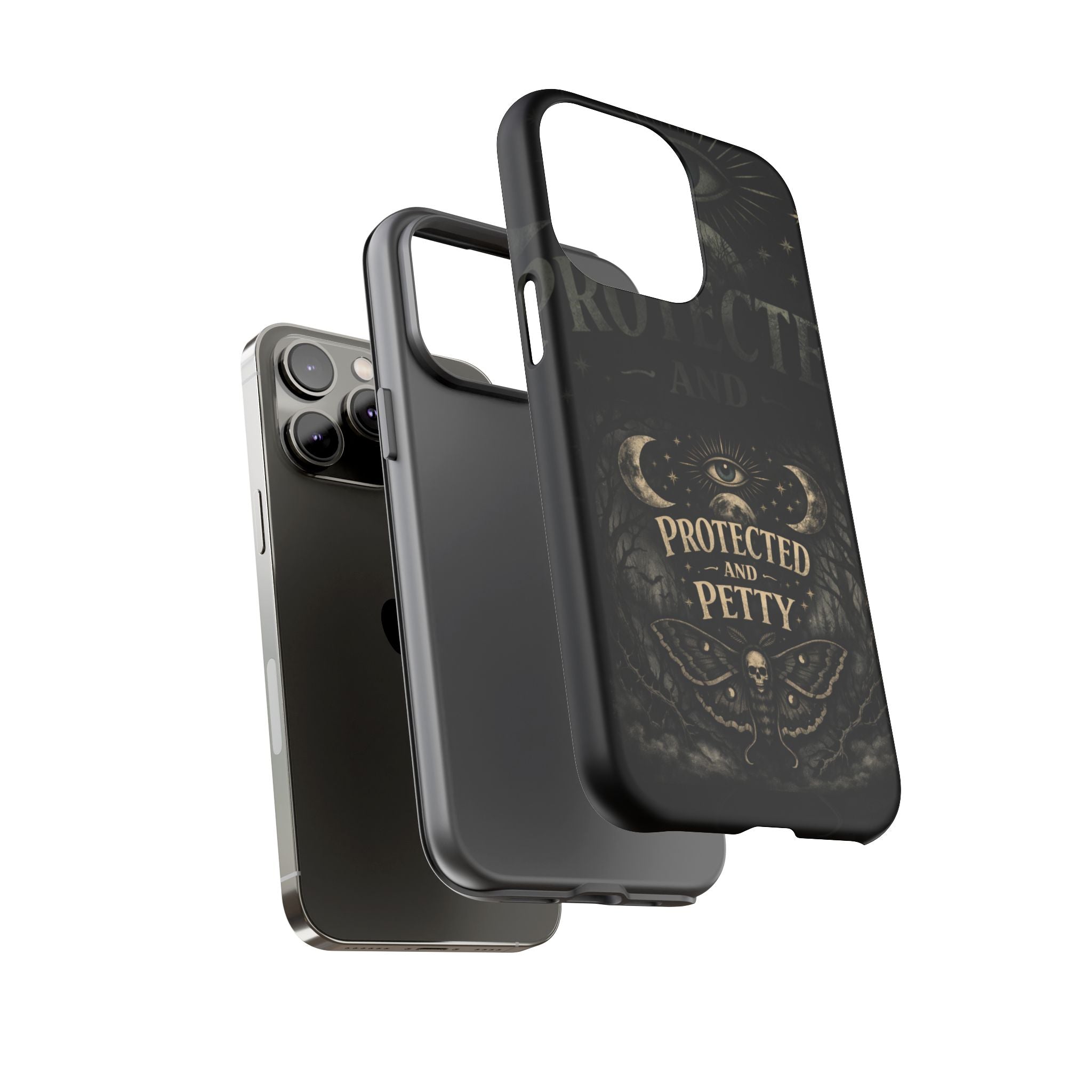Phone Case — Gothic 'Protected and Petty' Tough Protective Cover