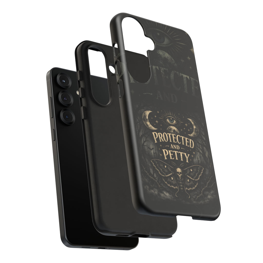 Phone Case — Gothic 'Protected and Petty' Tough Protective Cover