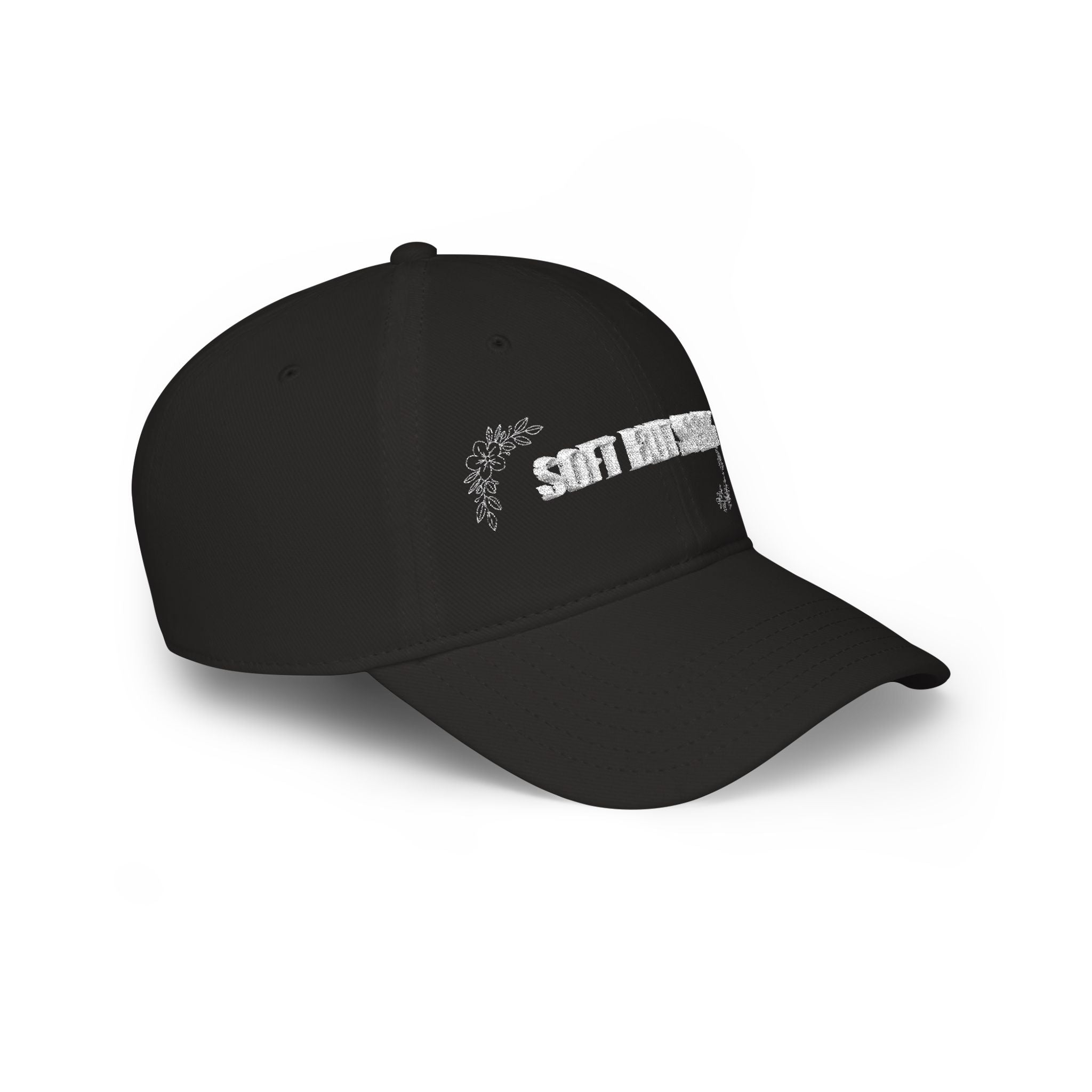 Soft But Spicy Embroidered Baseball Cap — Low Profile Summer Hat