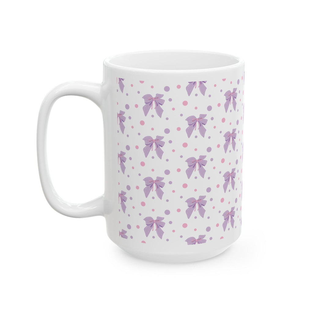 Ceramic Mug — "Floating Through the Fog Gracefully" Inspirational Quote