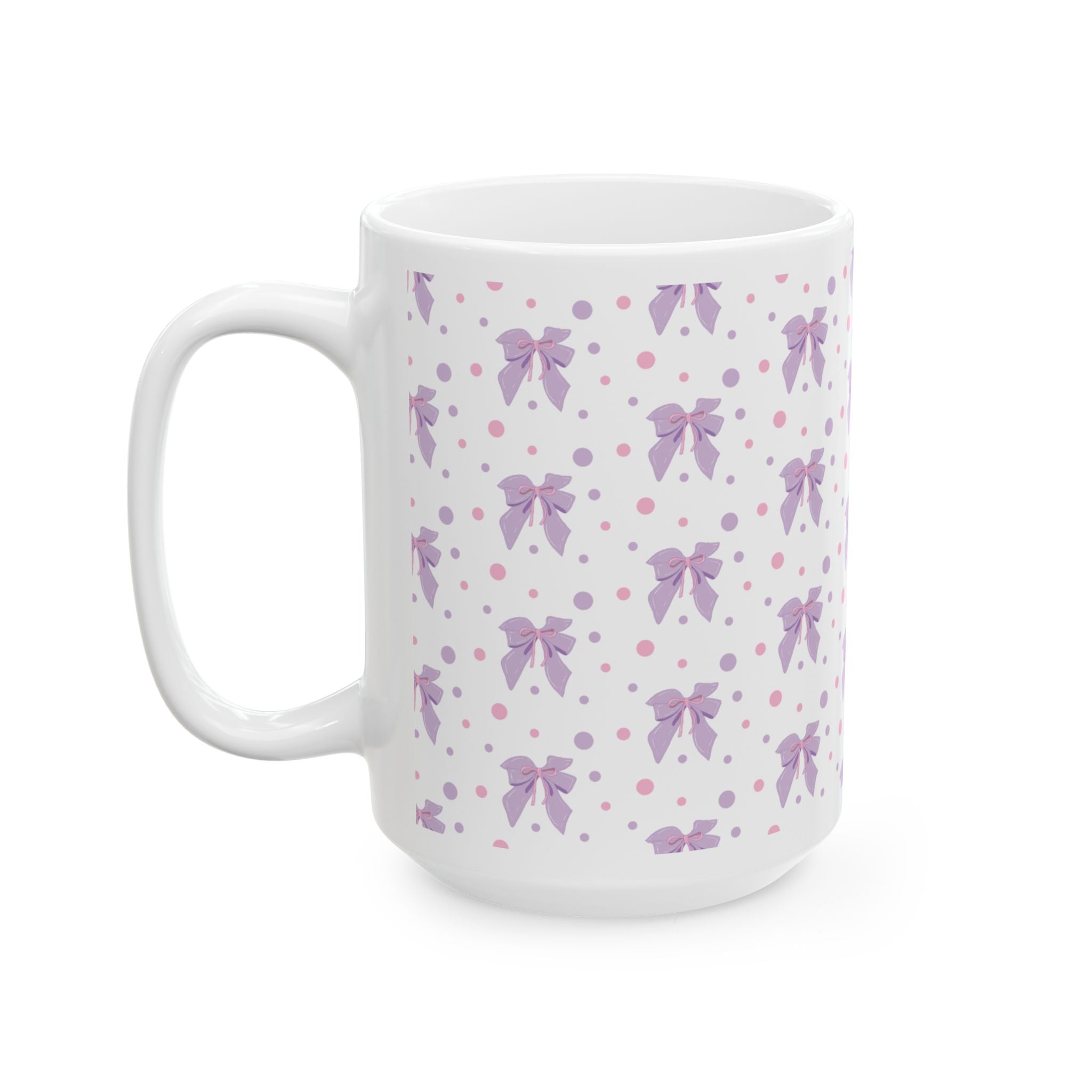 Ceramic Mug — "Floating Through the Fog Gracefully" Inspirational Quote