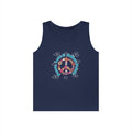Peace, Love, Hollow Points Floral Tank — Funny Quote Graphic Tank Top