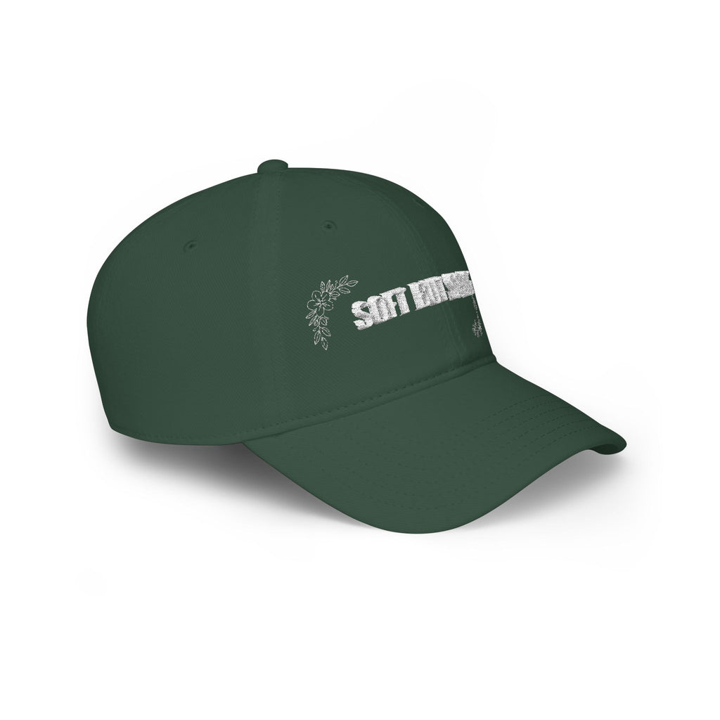 Soft But Spicy Embroidered Baseball Cap — Low Profile Summer Hat