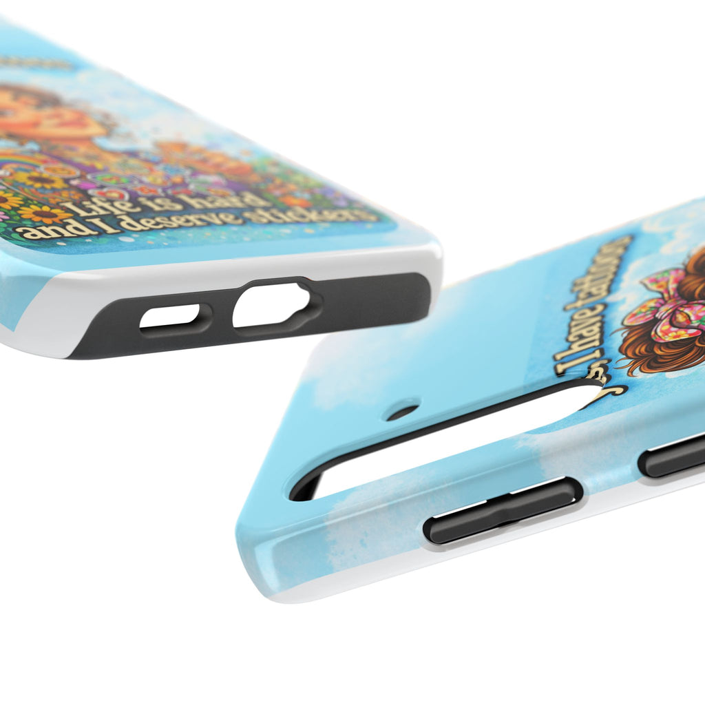 Phone Case — “Yes, I Have Tattoos” Floral Sticker-Loving Protective Case