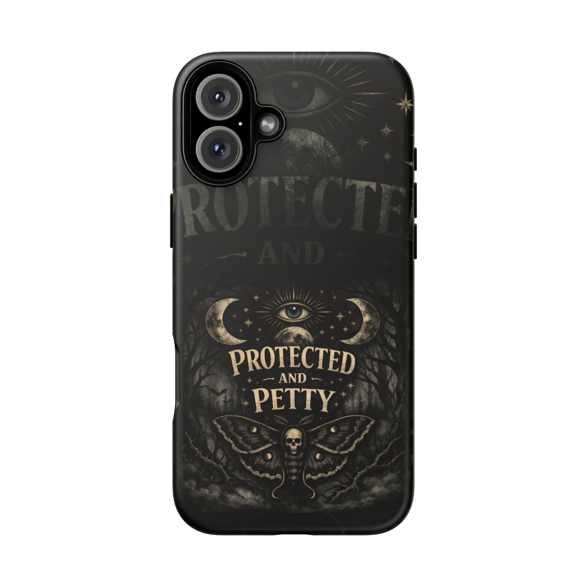 Phone Case — Gothic 'Protected and Petty' Tough Protective Cover