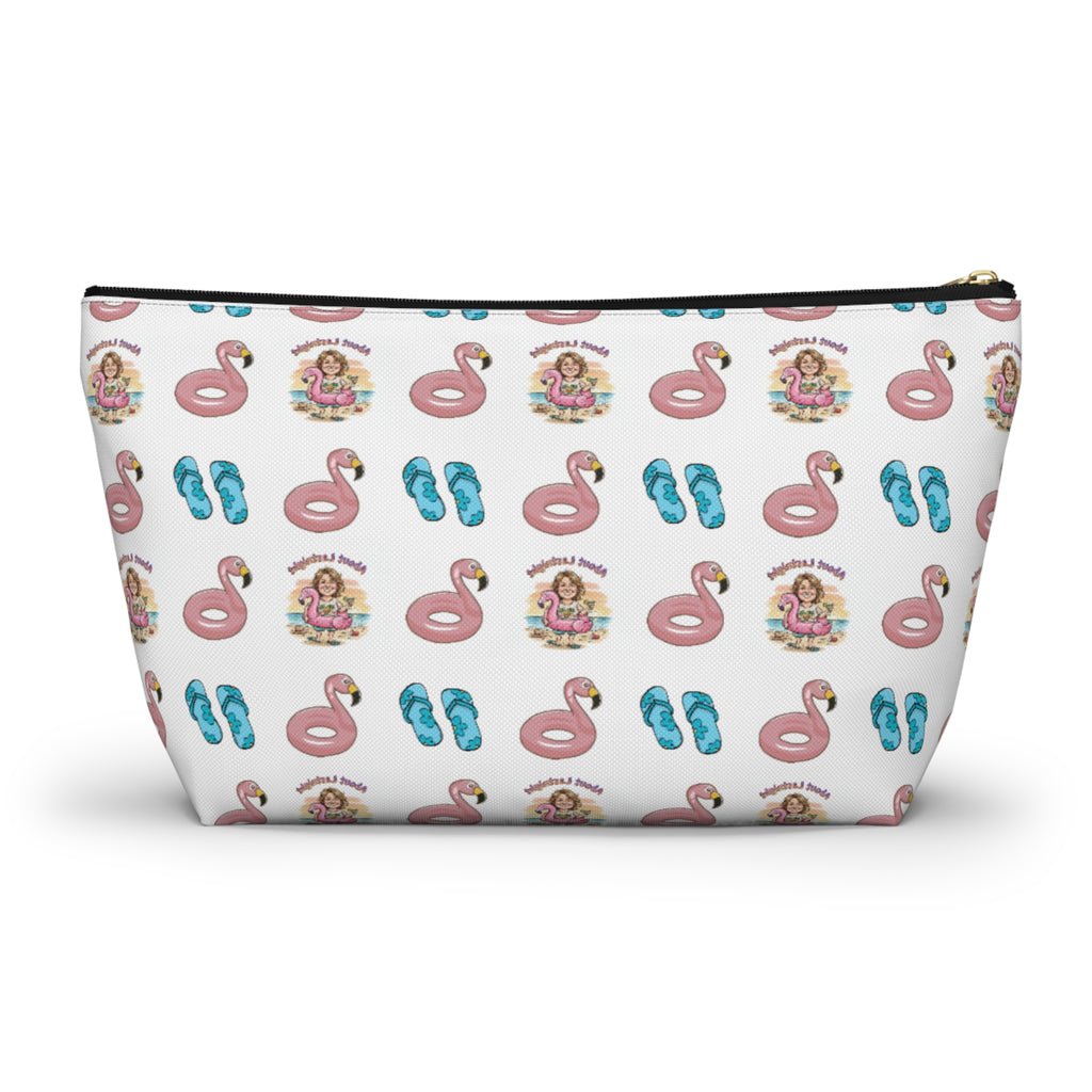 "About Lastnight" Accessory Pouch w T-bottom