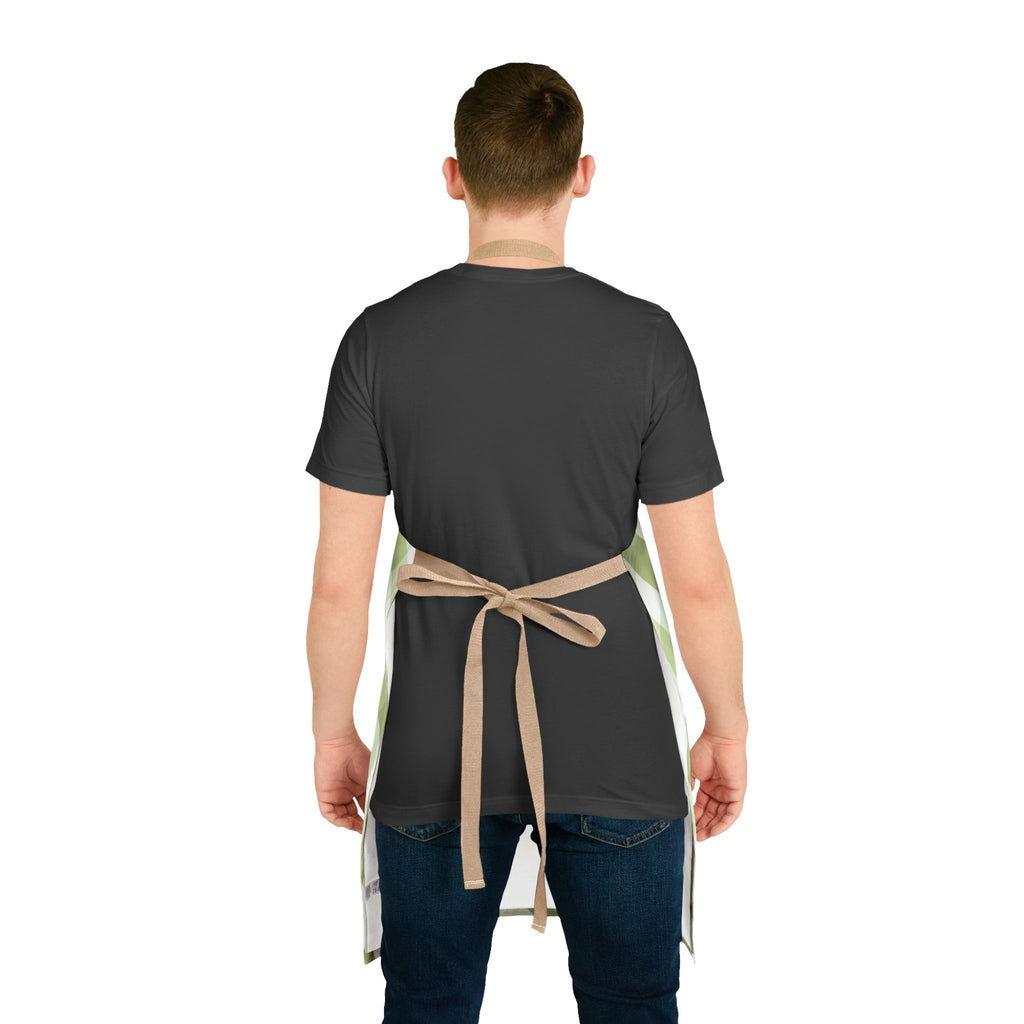 Apron "This Kitchen Runs on Sarcasm" – Plaid Chef Apron for Home Cooks & Gift Giving