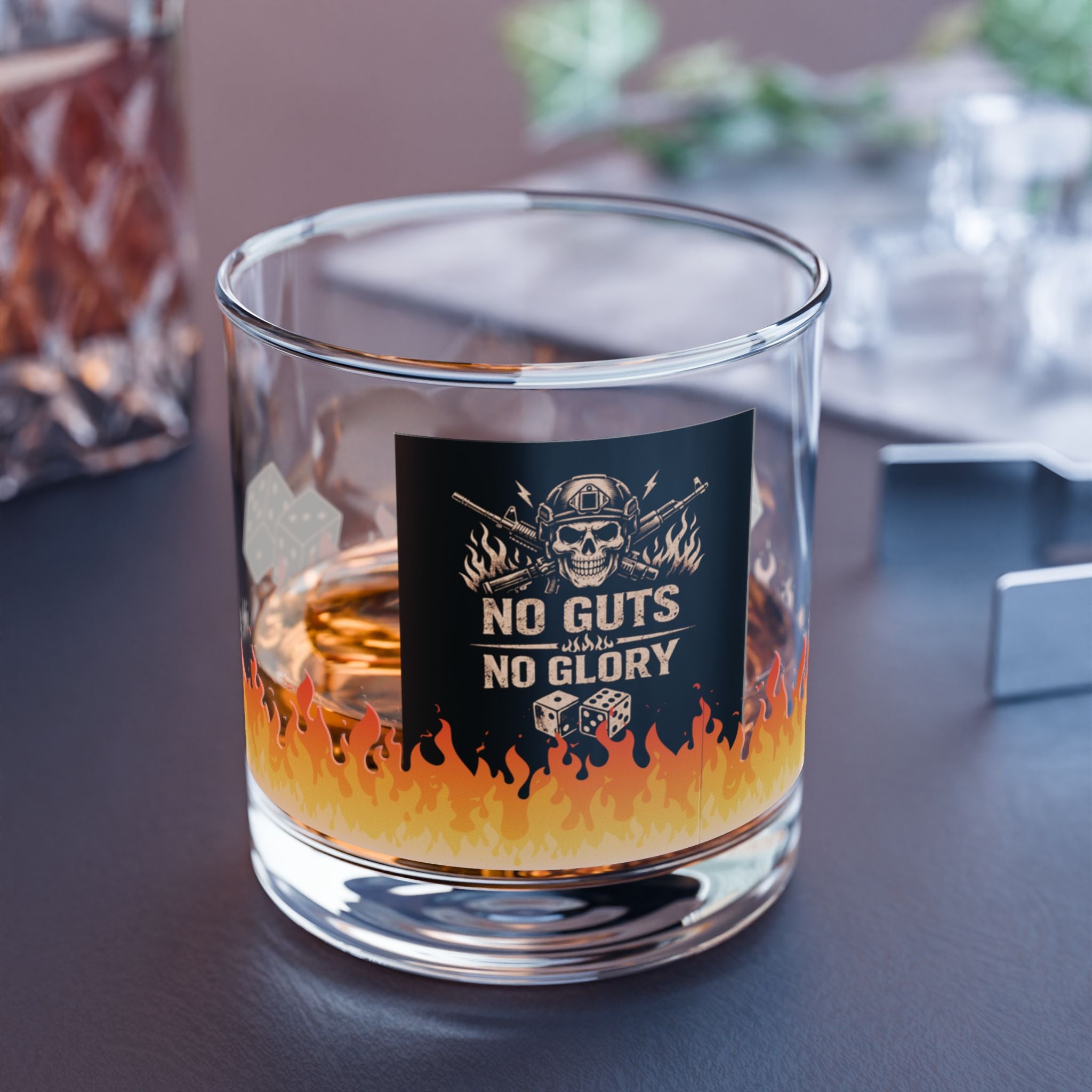 Whiskey Rocks Glass - Masculine Energy 10oz