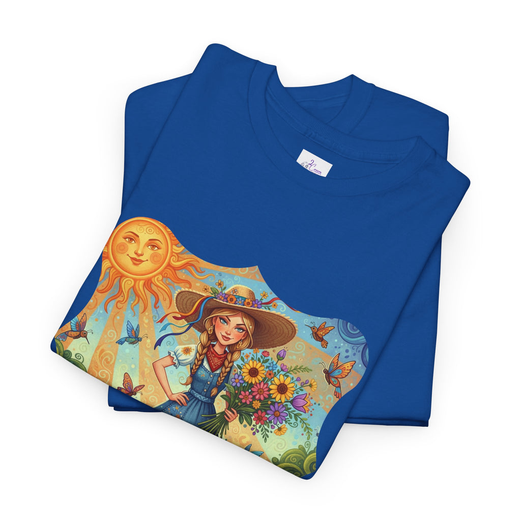 Summer Sunflower Scarecrow T-Shirt — "Don't Tell Me What To Do" Graphic Tee