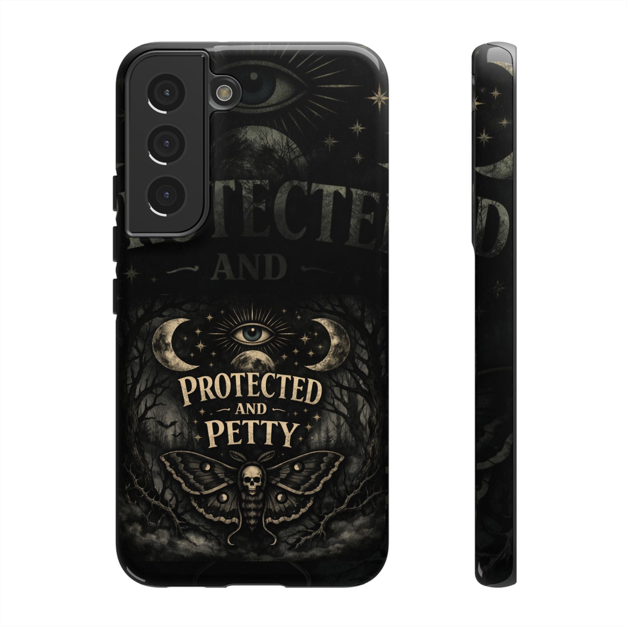 Phone Case — Gothic 'Protected and Petty' Tough Protective Cover