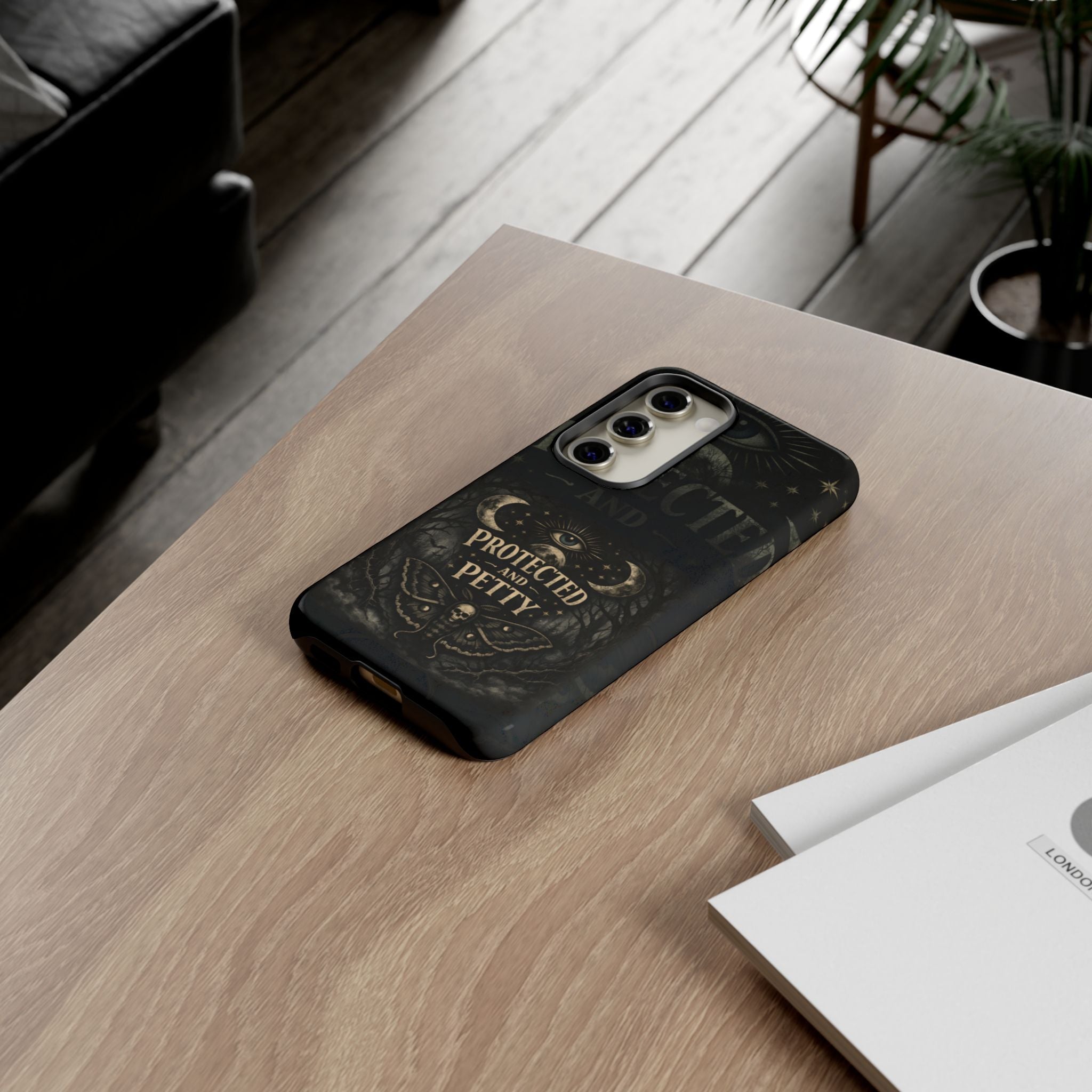 Phone Case — Gothic 'Protected and Petty' Tough Protective Cover