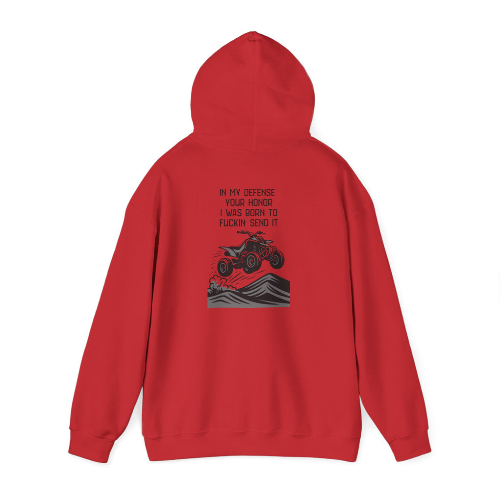 Hoodie — "In My Defense Your Honor" Off‑Road ATV Hoodie