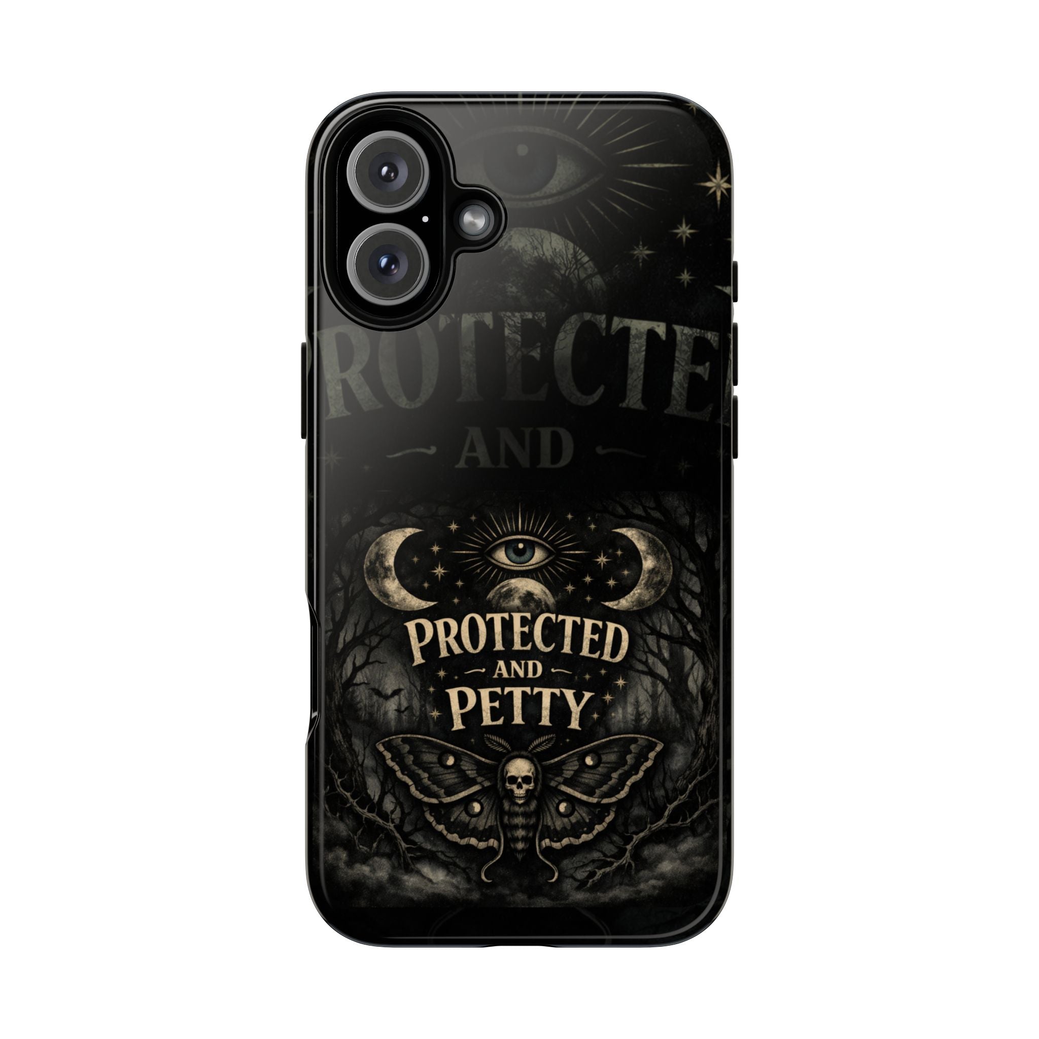Phone Case — Gothic 'Protected and Petty' Tough Protective Cover