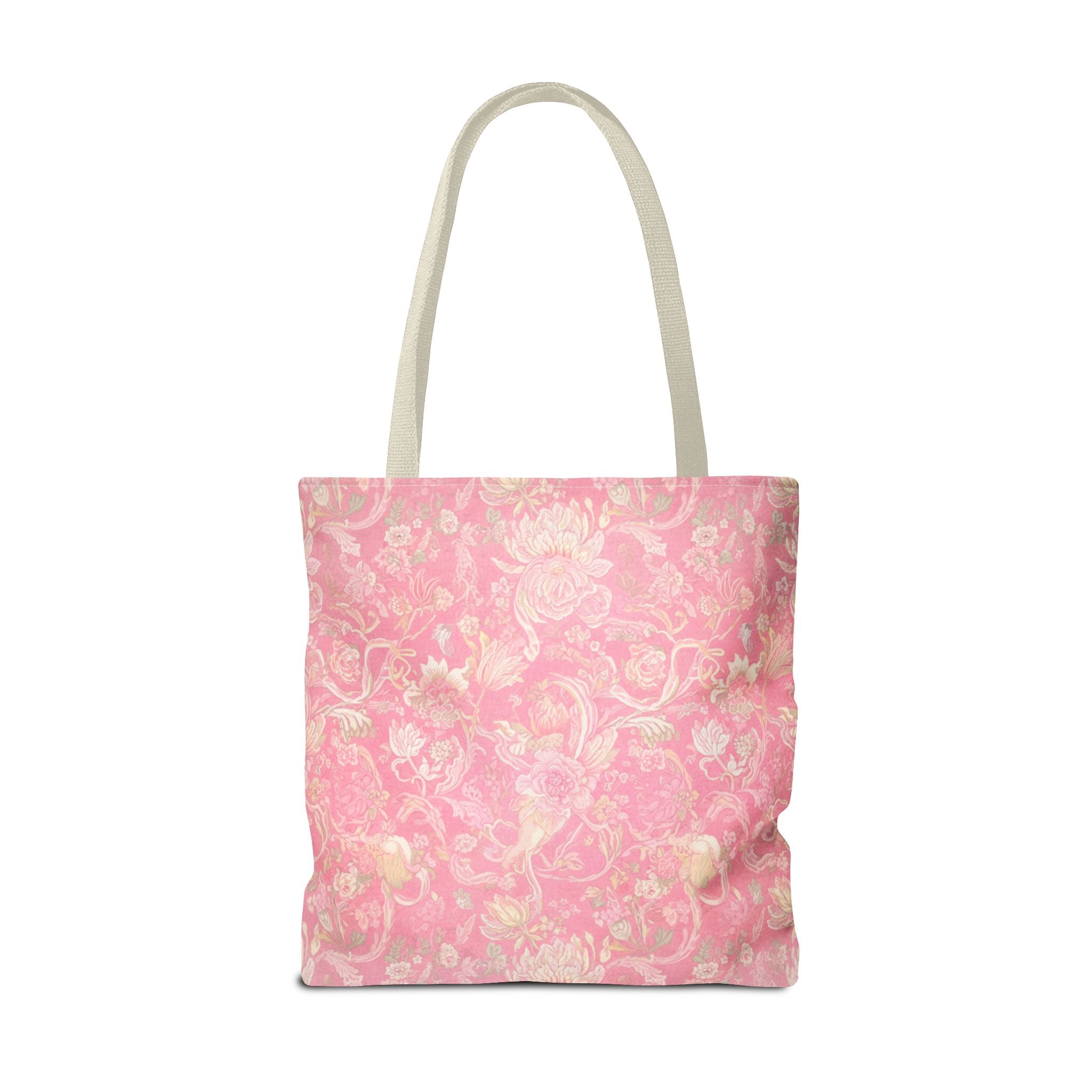 Charming Chaos Pink Tote Bag — "A Little Chaos, A Lot of Charm" All-Over-Print
