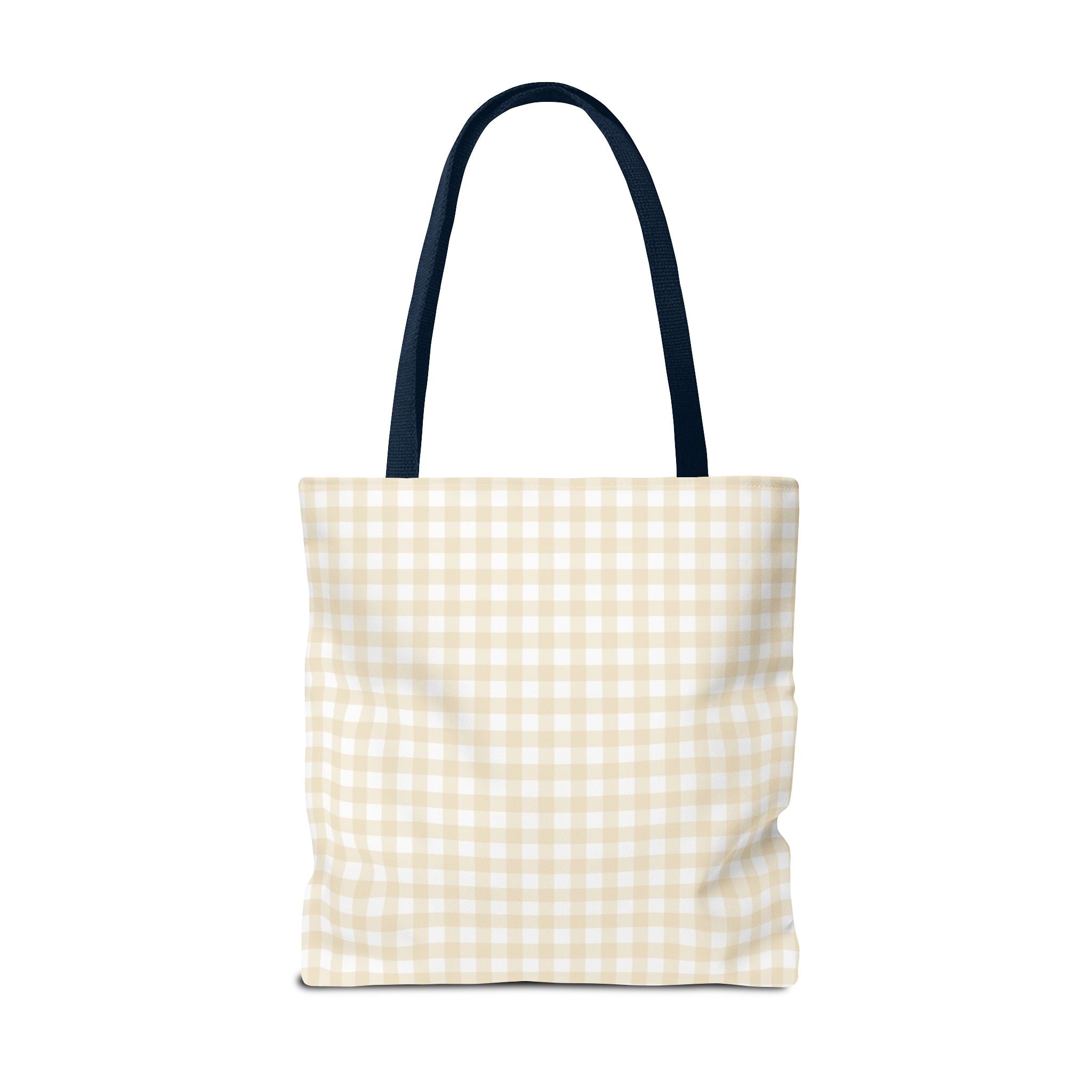 Retro Warning Tote Bag — "This bag contains my hopes, my plans, and maybe a surprise. Proceed with CAUTION"