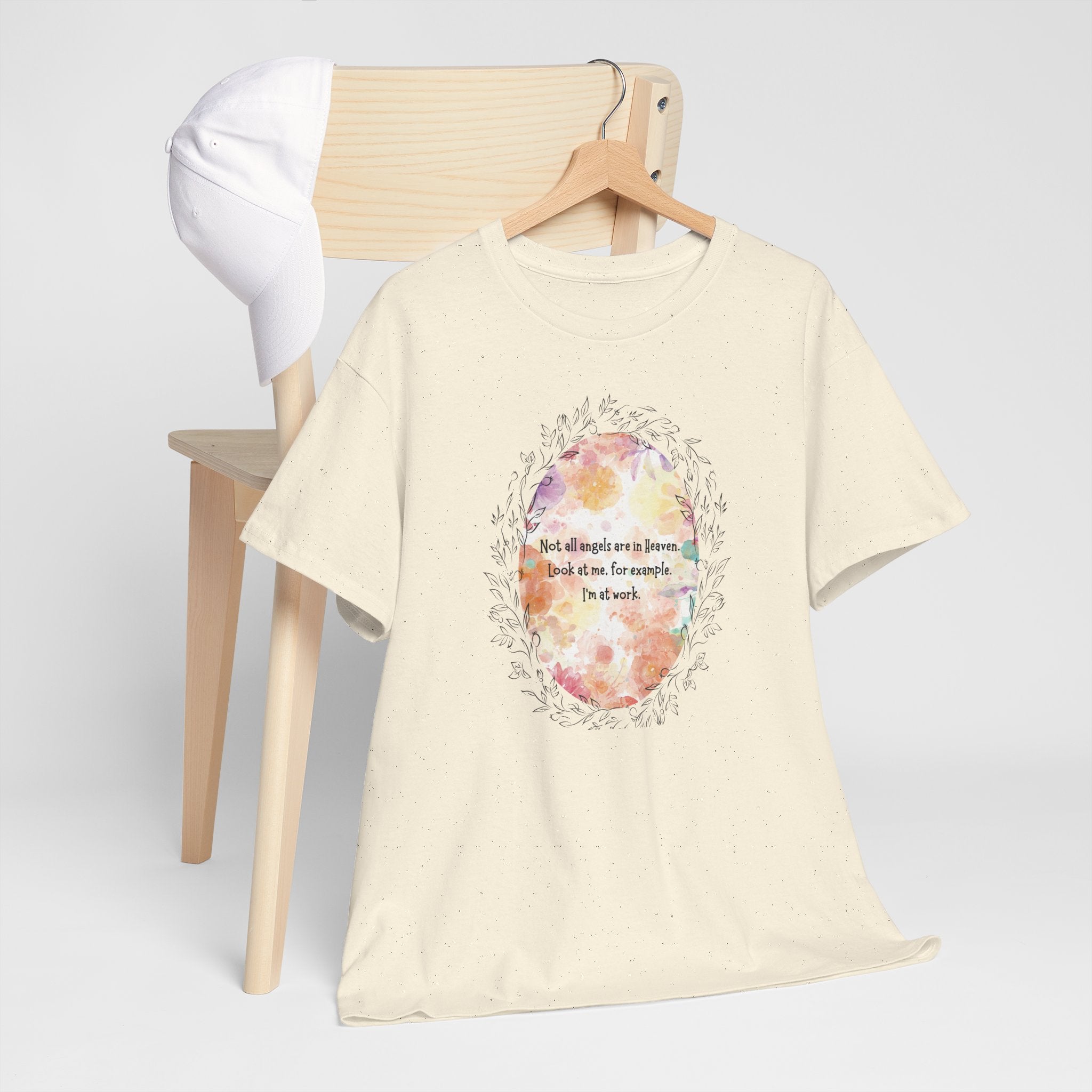 Floral Watercolor Inspirational Tee — "Not Always"