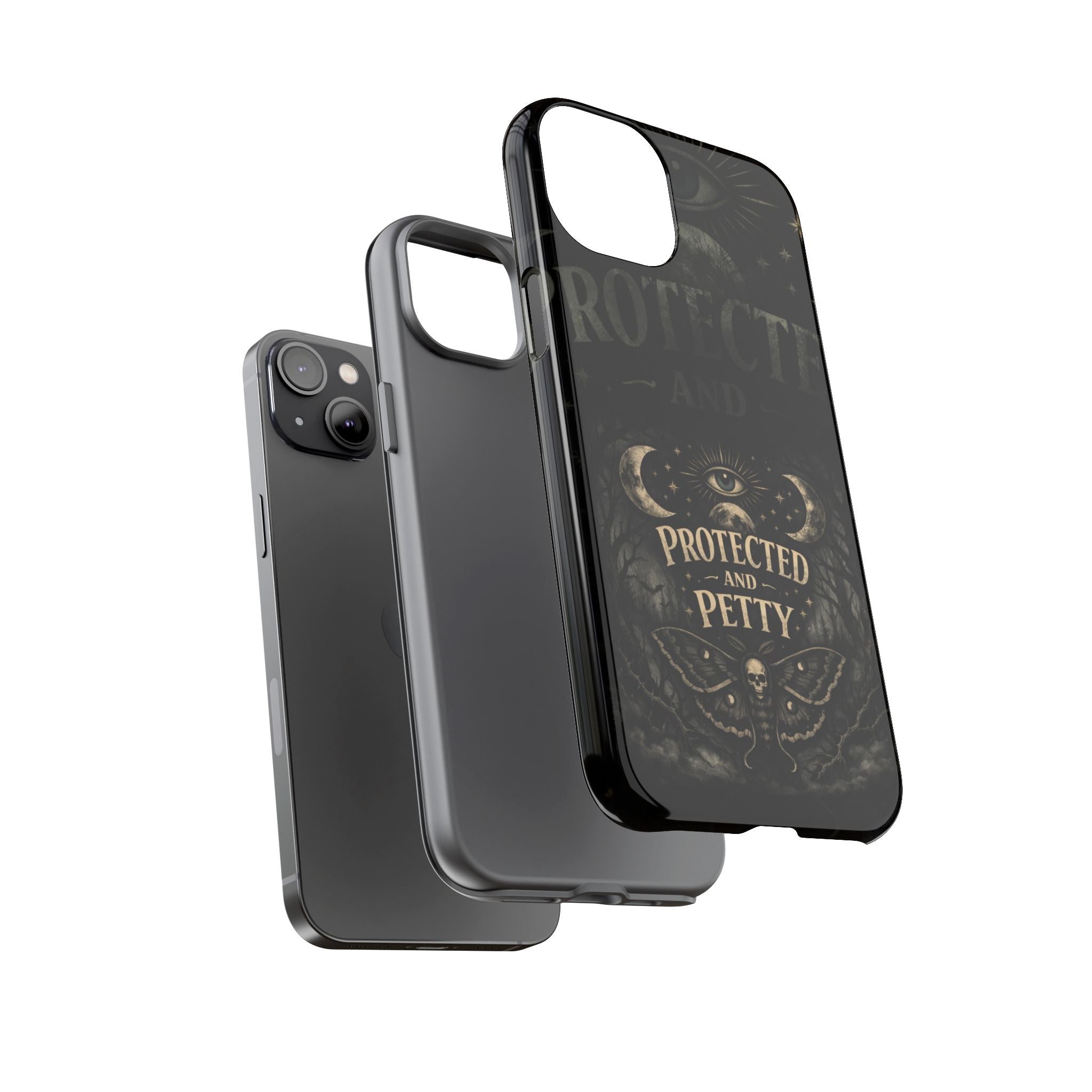 Phone Case — Gothic 'Protected and Petty' Tough Protective Cover