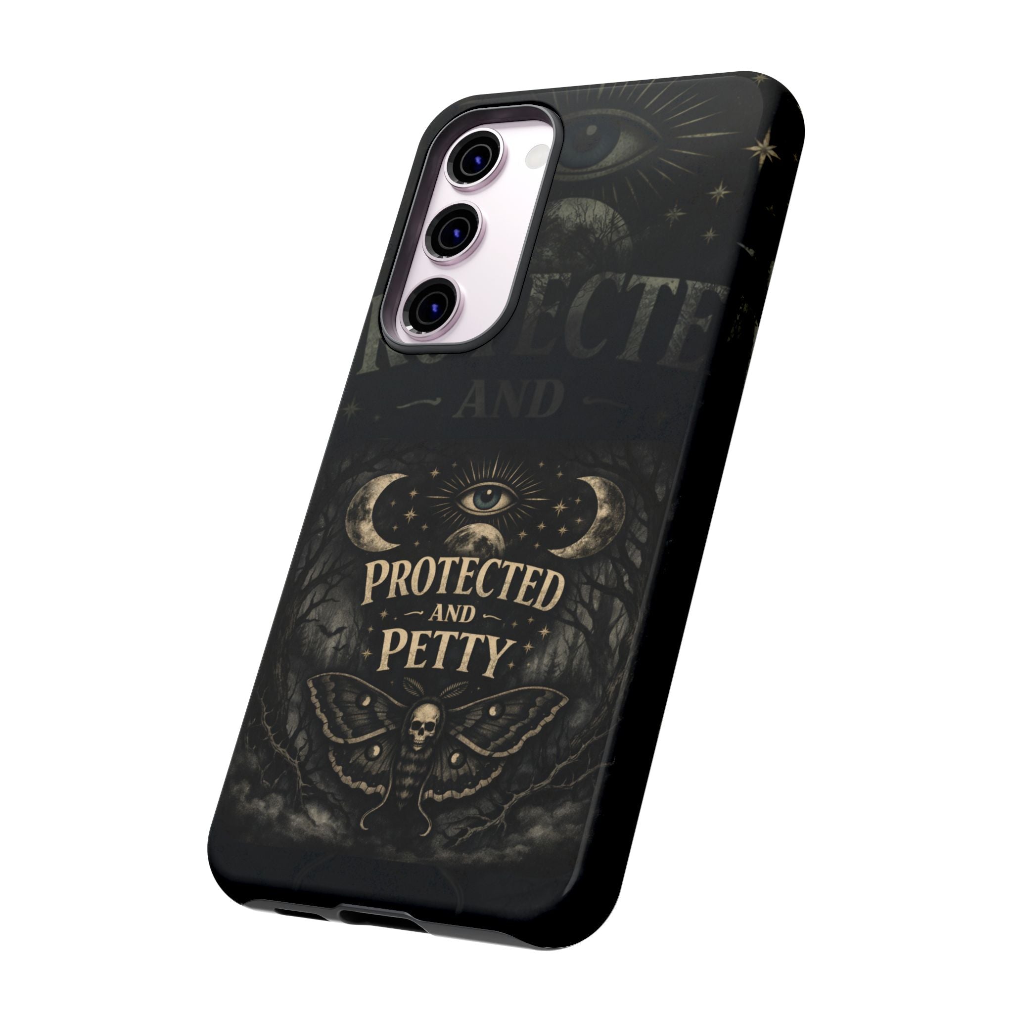 Phone Case — Gothic 'Protected and Petty' Tough Protective Cover