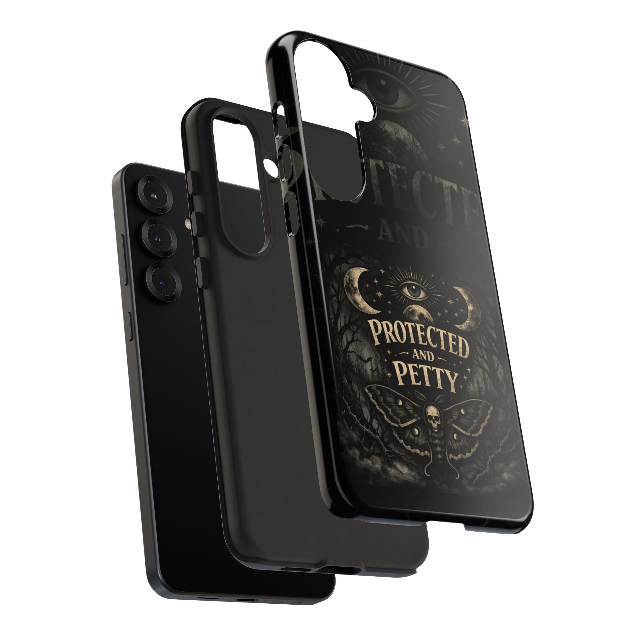 Phone Case — Gothic 'Protected and Petty' Tough Protective Cover