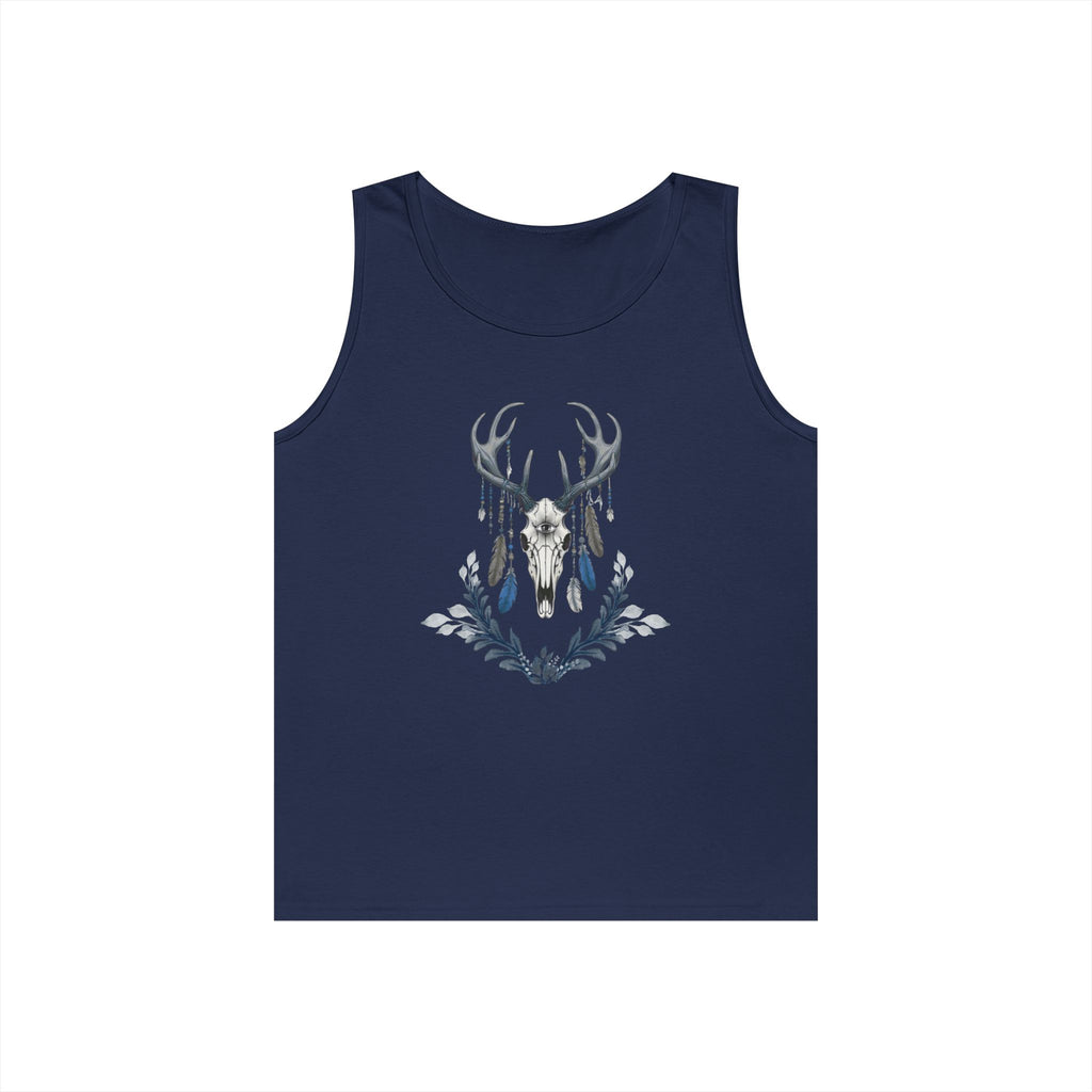 Deer Skull Boho Tank