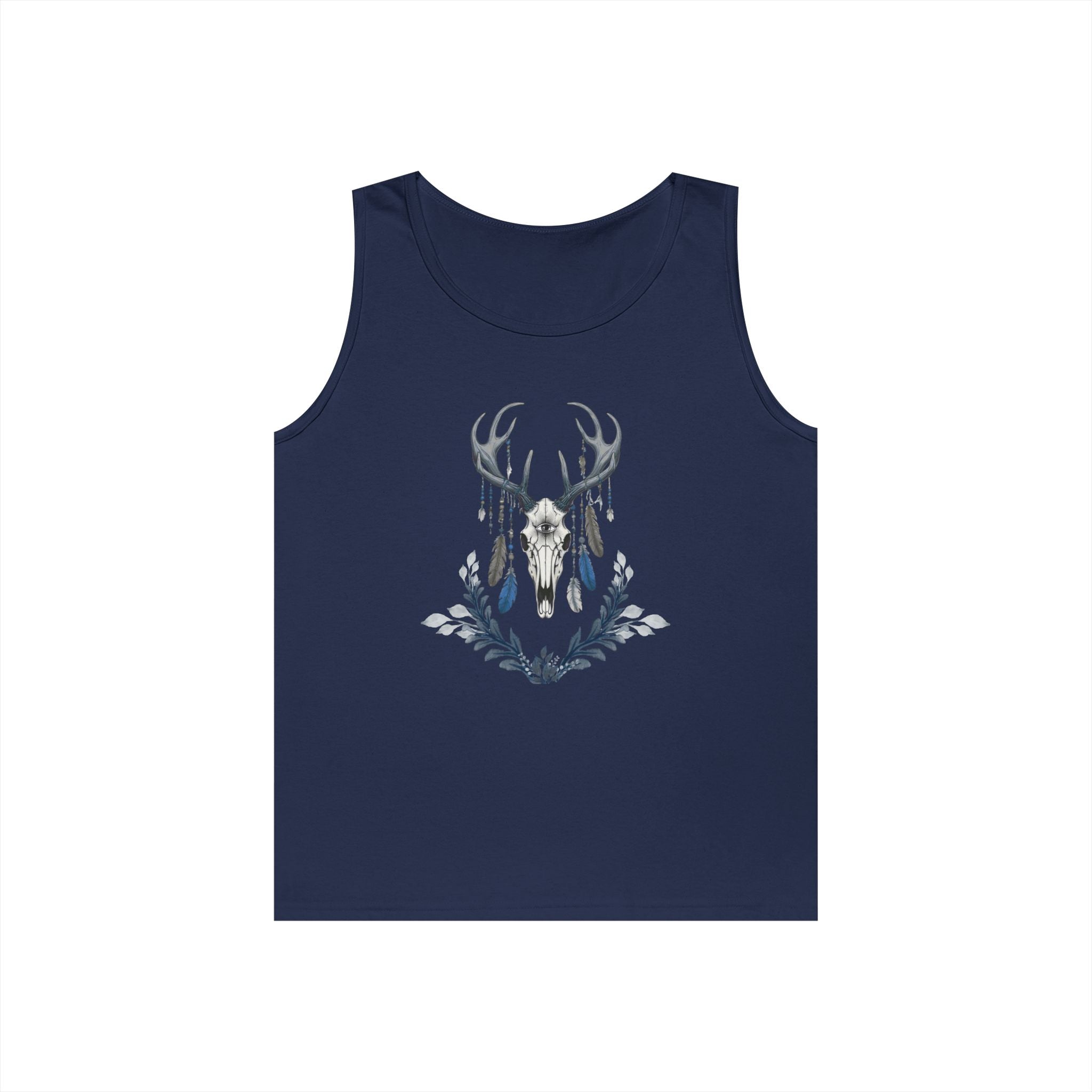 Deer Skull Boho Tank