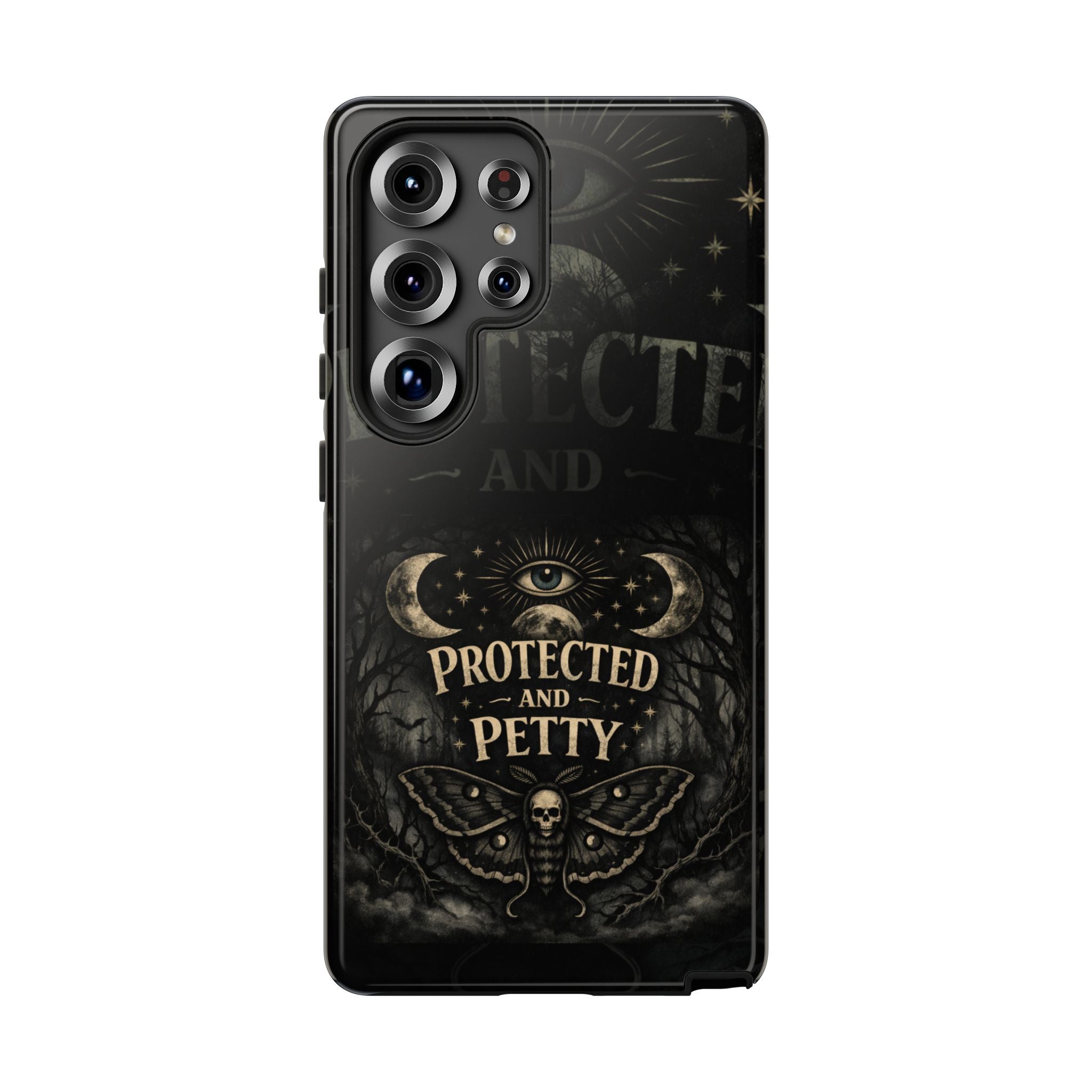 Phone Case — Gothic 'Protected and Petty' Tough Protective Cover