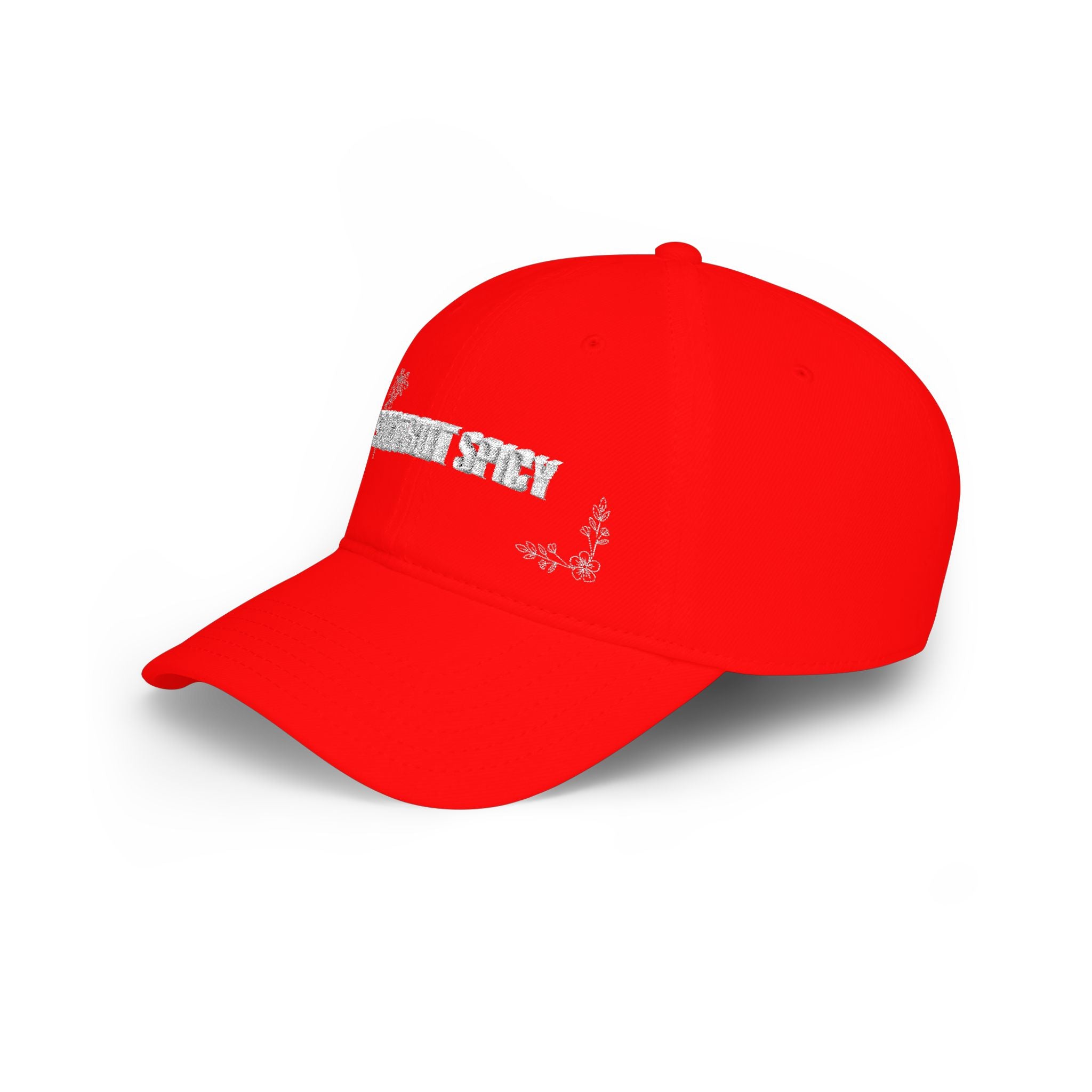 Soft But Spicy Embroidered Baseball Cap — Low Profile Summer Hat