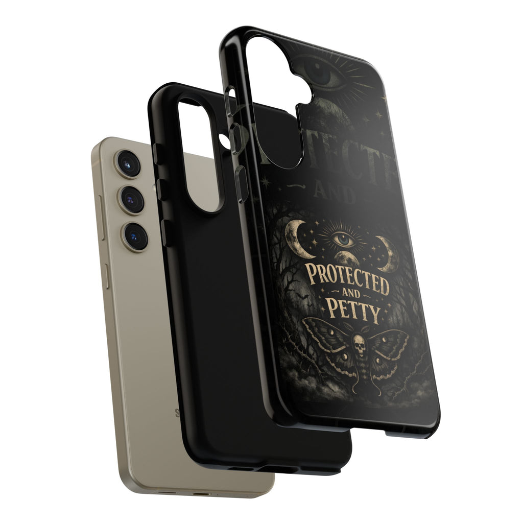 Phone Case — Gothic 'Protected and Petty' Tough Protective Cover