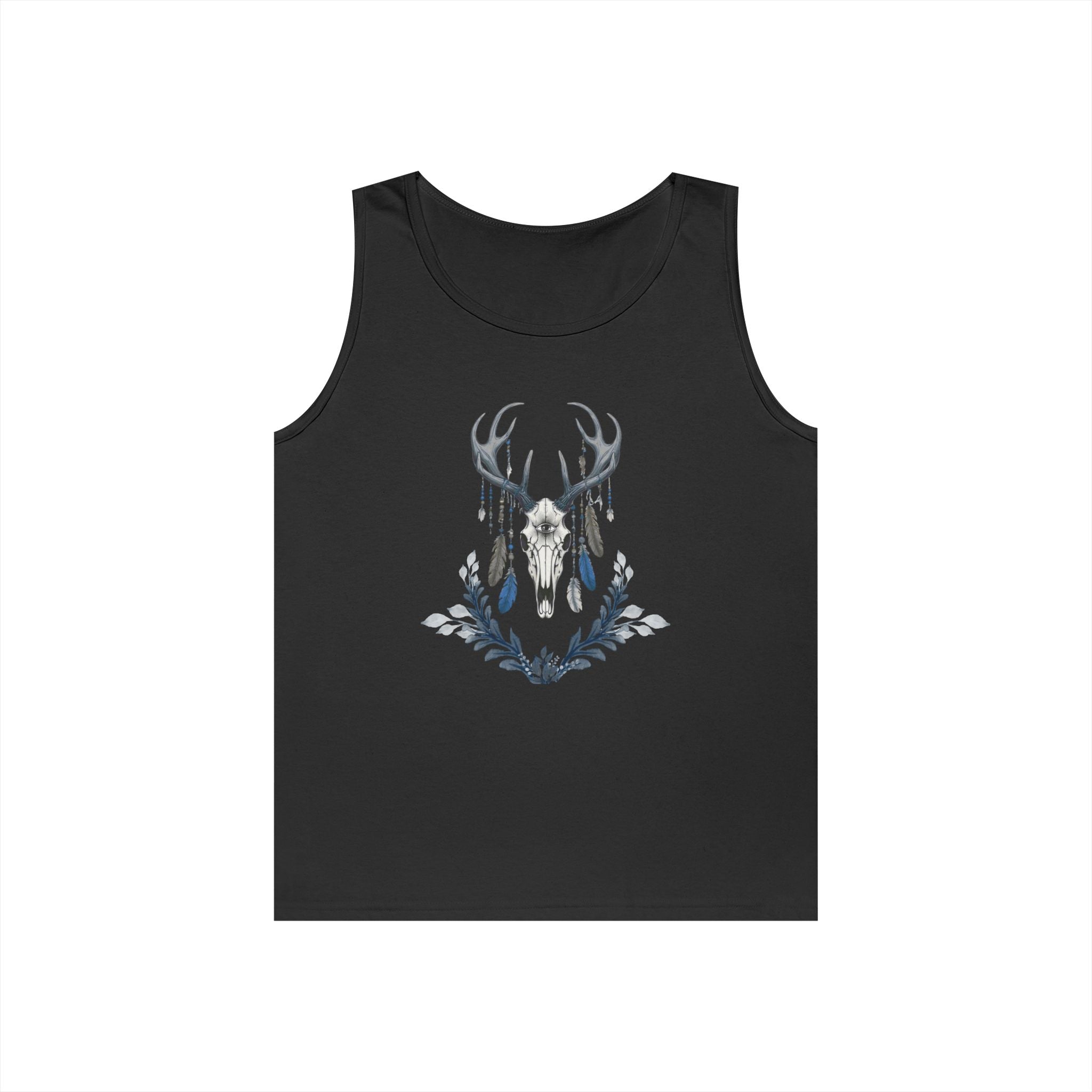 Deer Skull Boho Tank