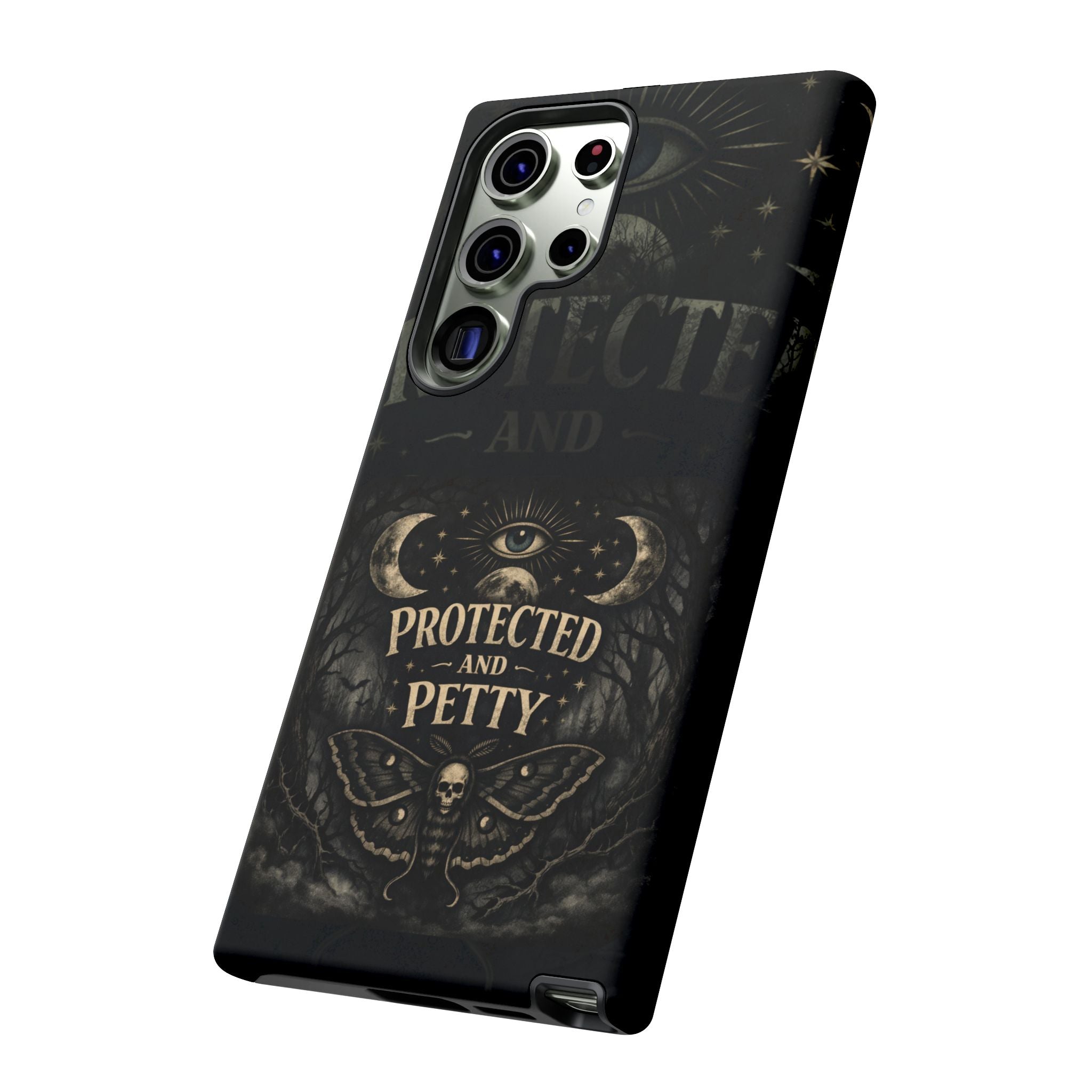 Phone Case — Gothic 'Protected and Petty' Tough Protective Cover