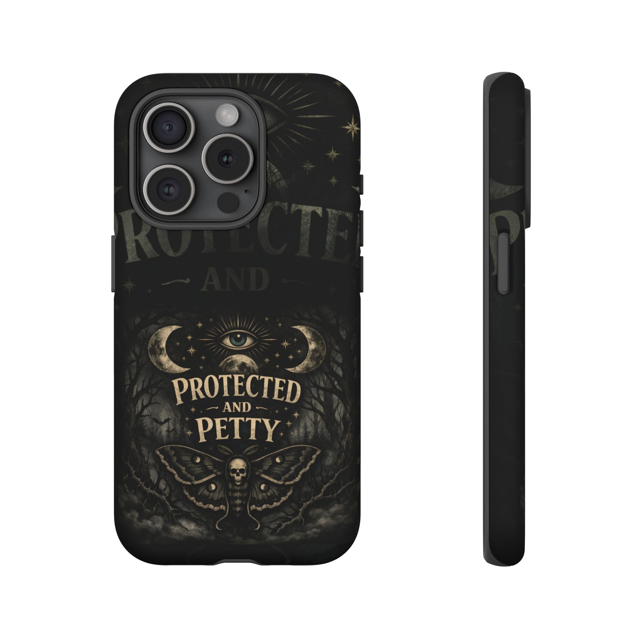 Phone Case — Gothic 'Protected and Petty' Tough Protective Cover