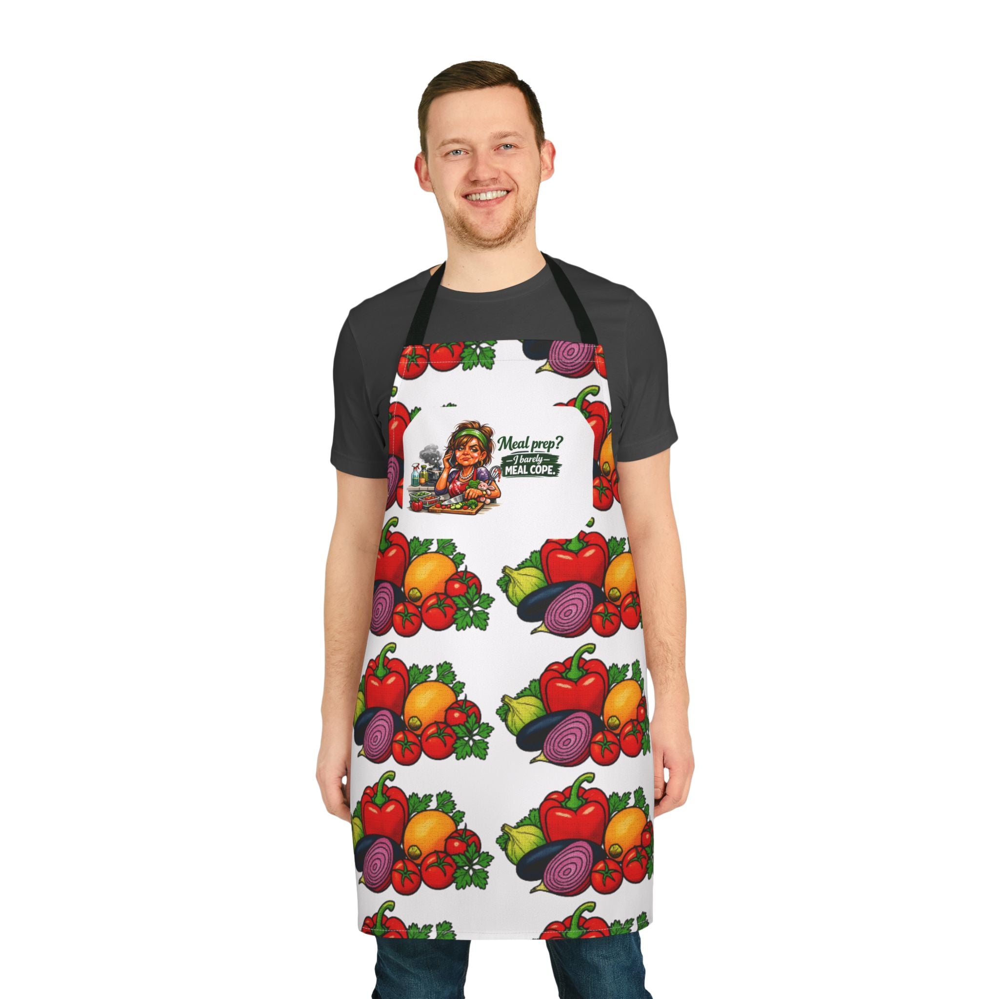 Sassy Chef Apron – "Meal Prep, I Can Barely Meal Cope"