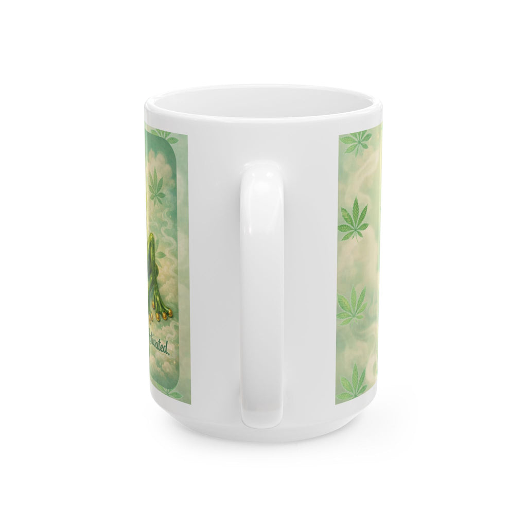 Chill Mode Activated Frog Ceramic Mug — Relaxing 15oz Mug