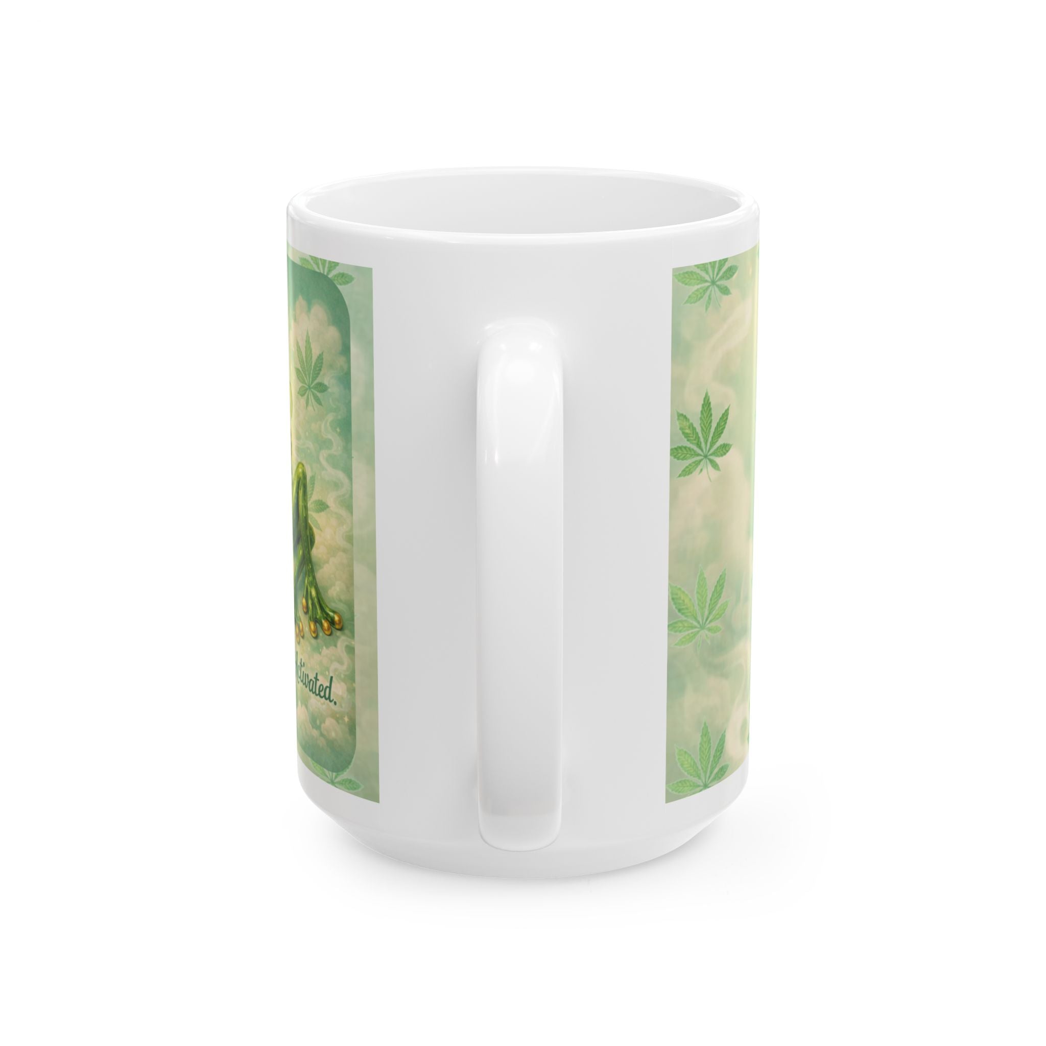 Chill Mode Activated Frog Ceramic Mug — Relaxing 15oz Mug