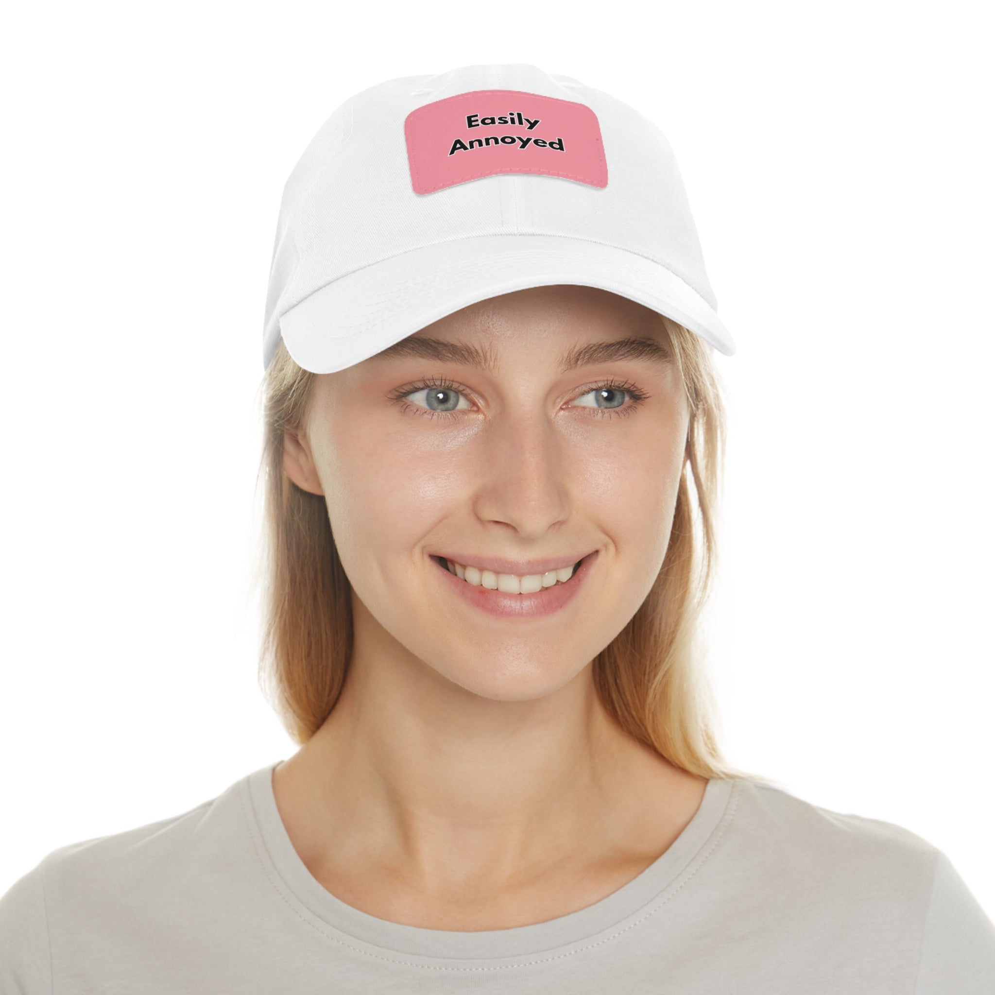 Easily Annoyed Leather Patch "Dad Hat" – Funny Casual Cap