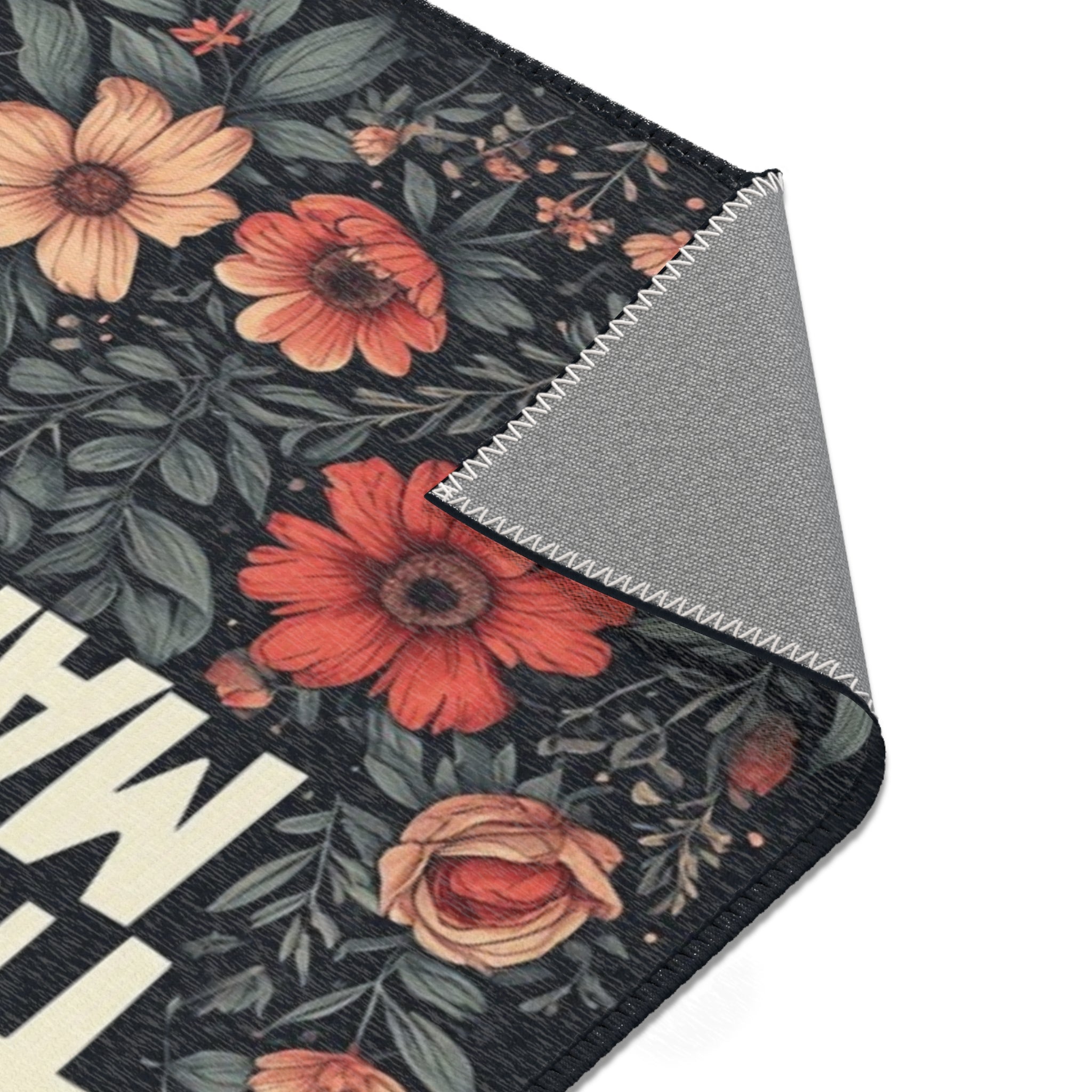 Trouble Maker Floral Area Rug