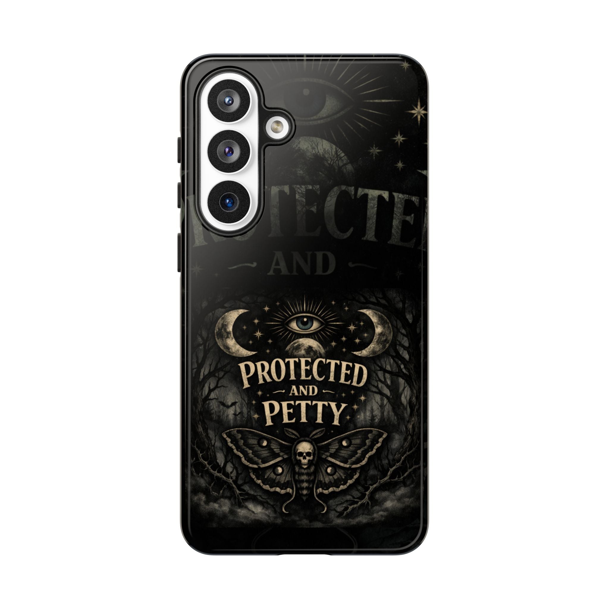 Phone Case — Gothic 'Protected and Petty' Tough Protective Cover