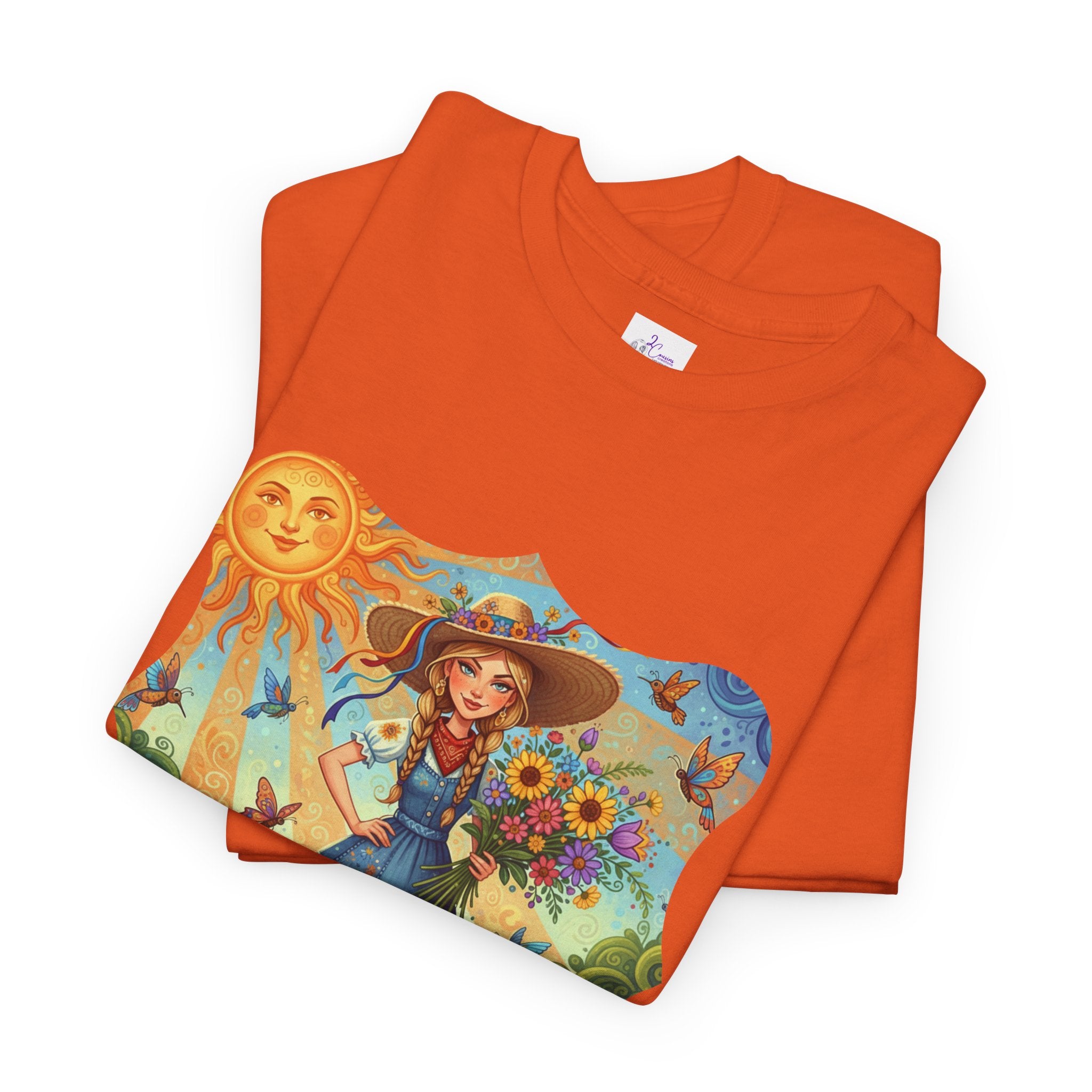 Summer Sunflower Scarecrow T-Shirt — "Don't Tell Me What To Do" Graphic Tee