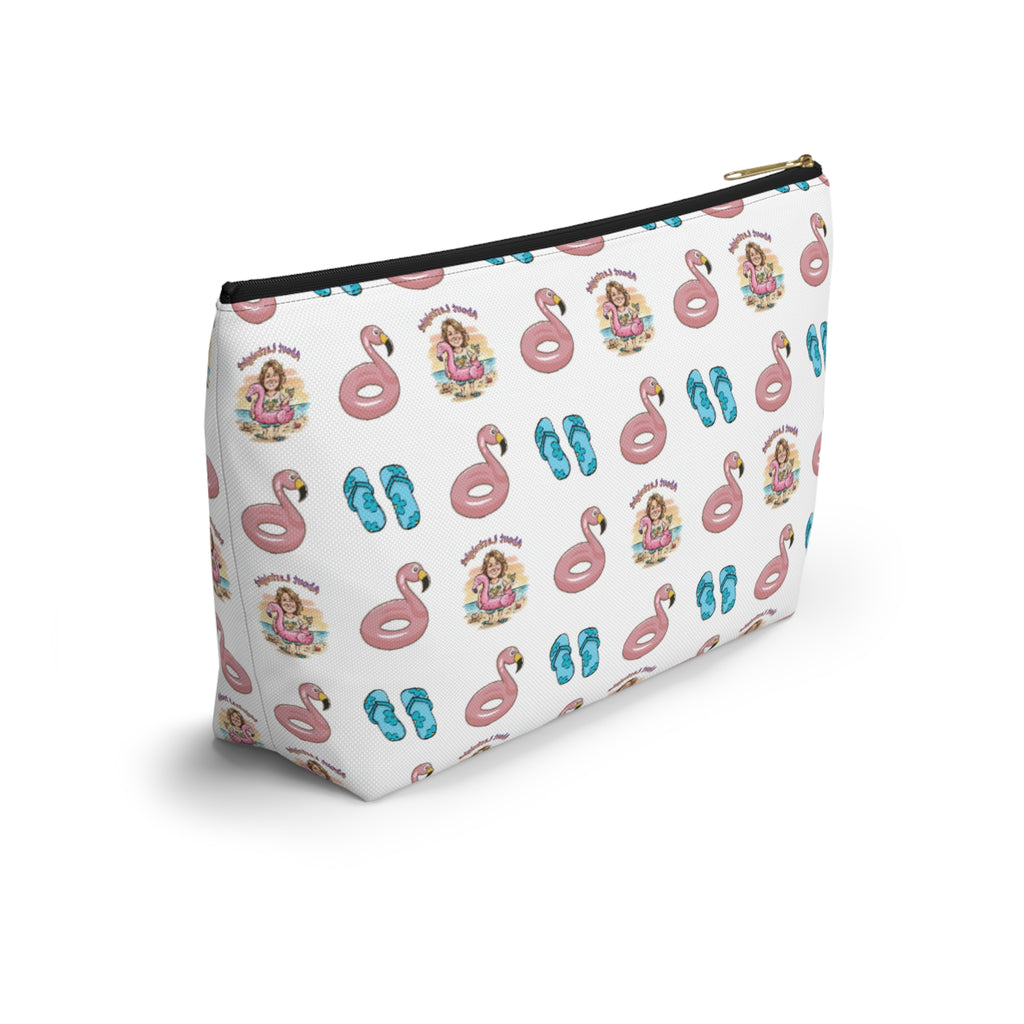 "About Lastnight" Accessory Pouch w T-bottom