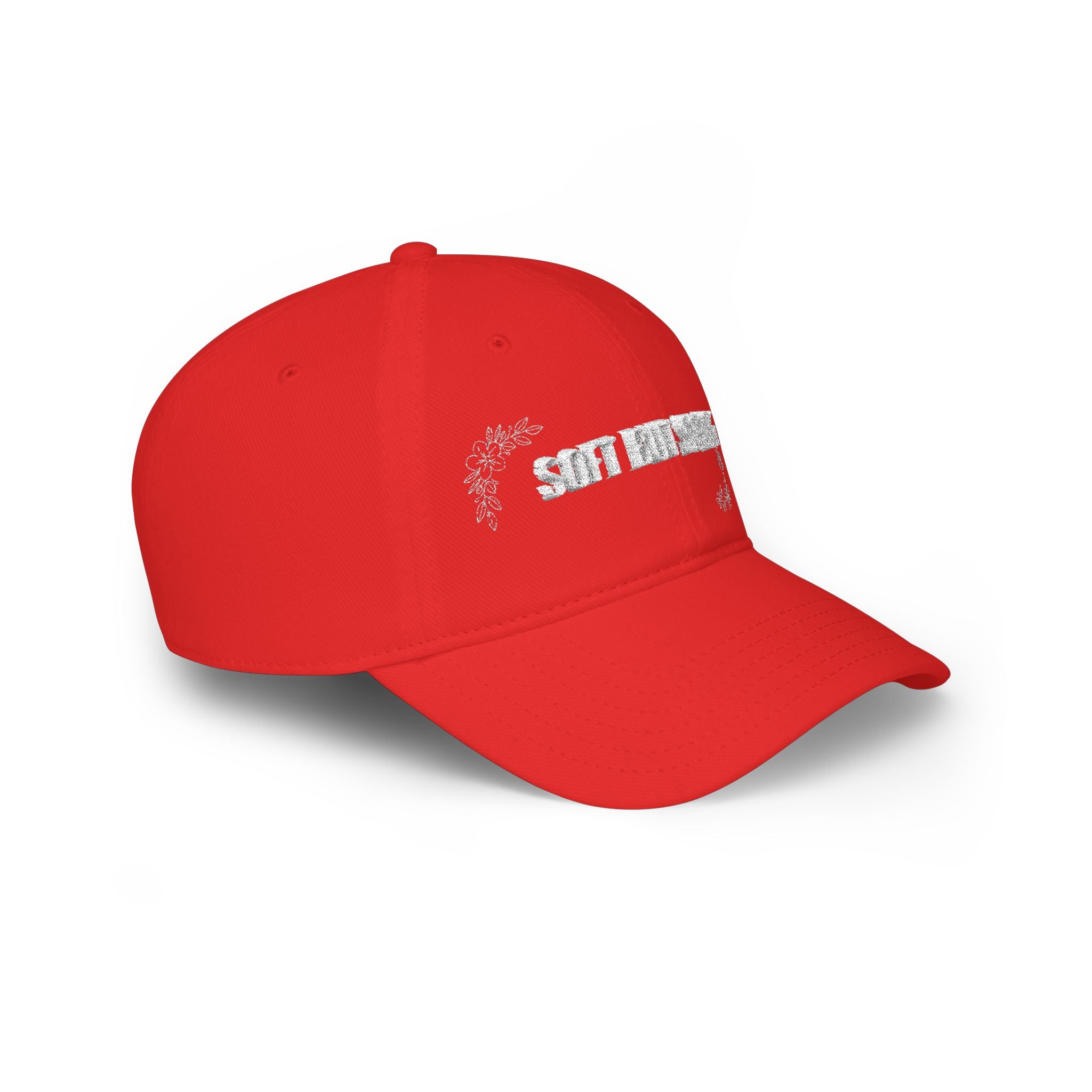 Soft But Spicy Embroidered Baseball Cap — Low Profile Summer Hat