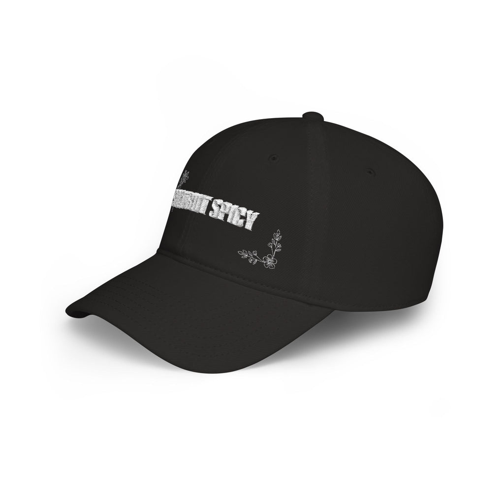 Soft But Spicy Embroidered Baseball Cap — Low Profile Summer Hat