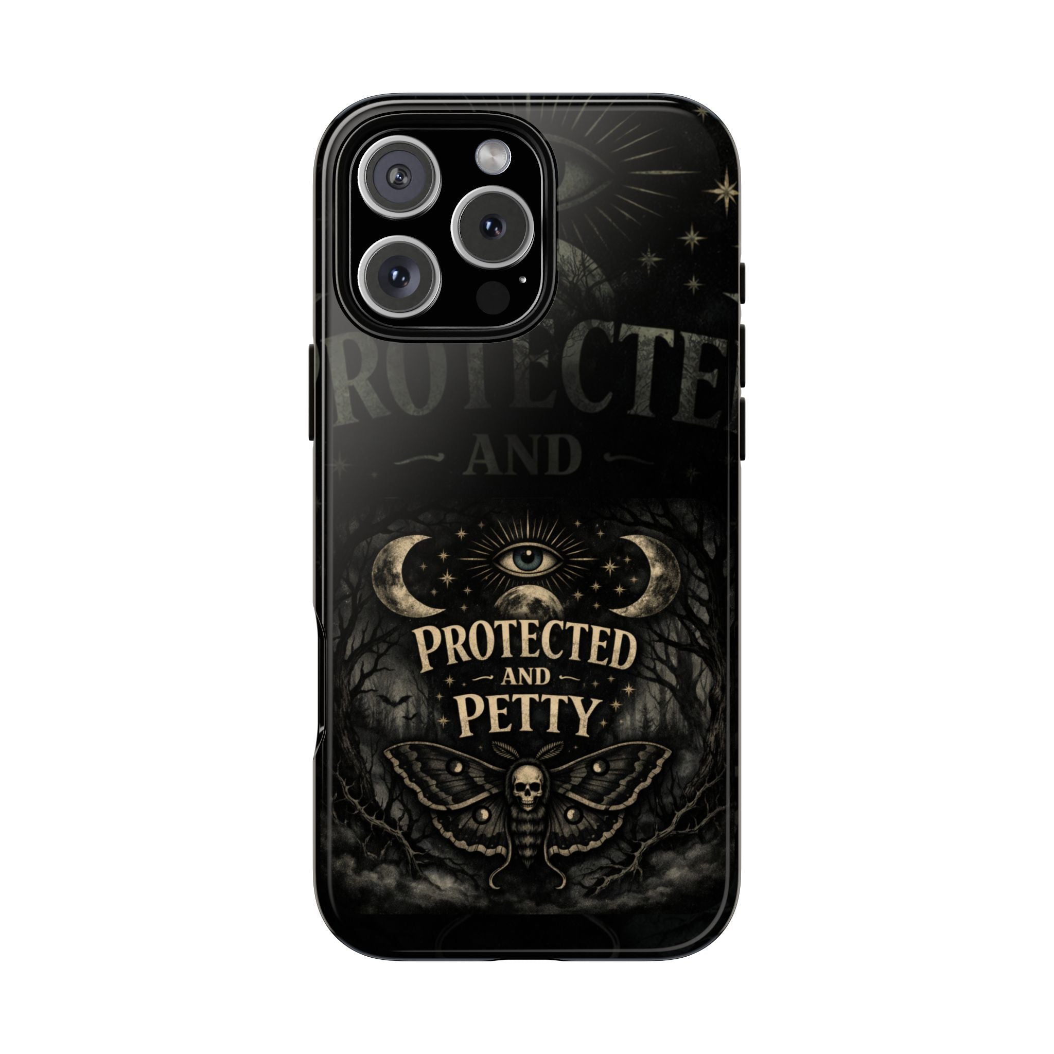 Phone Case — Gothic 'Protected and Petty' Tough Protective Cover