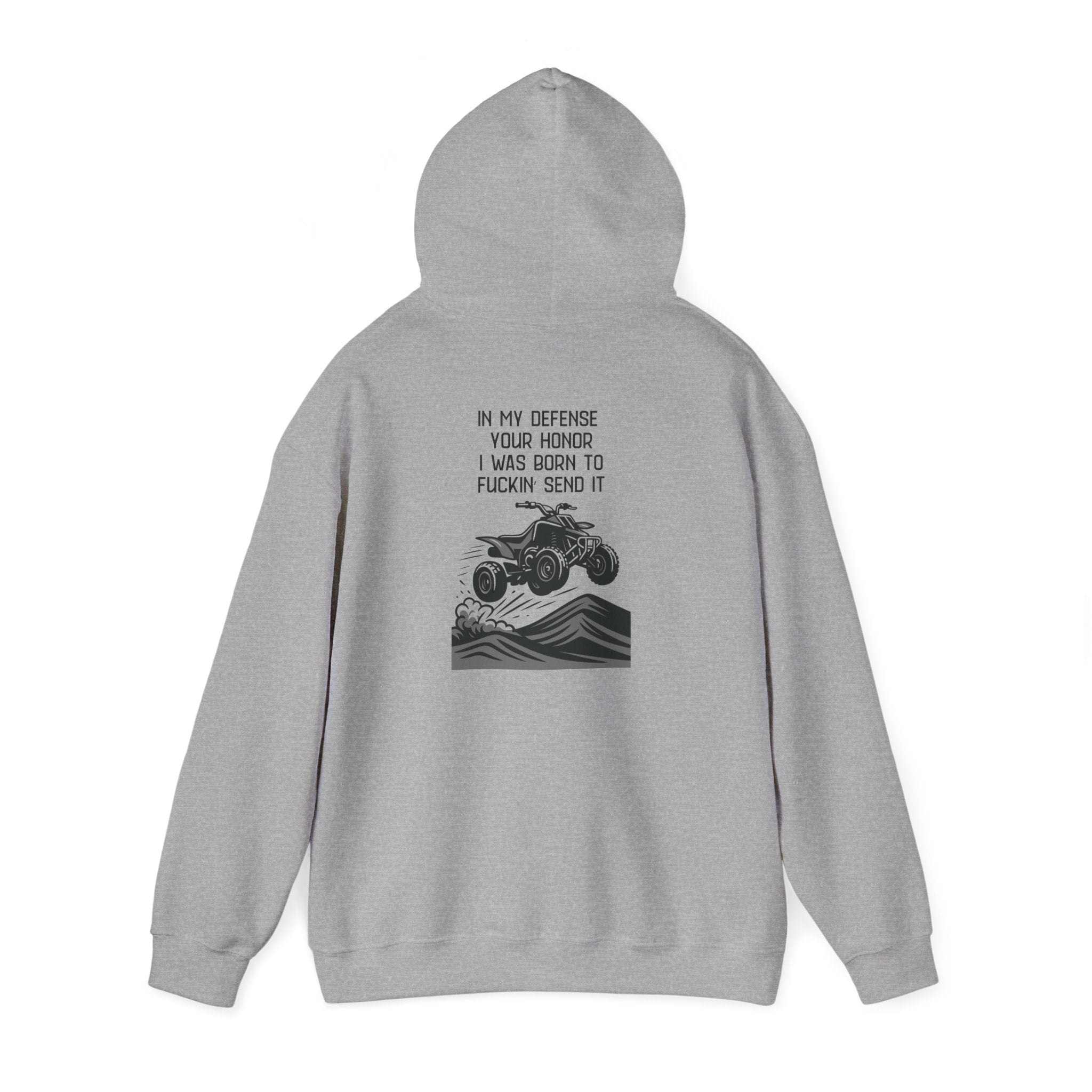 Hoodie — "In My Defense Your Honor" Off‑Road ATV Hoodie