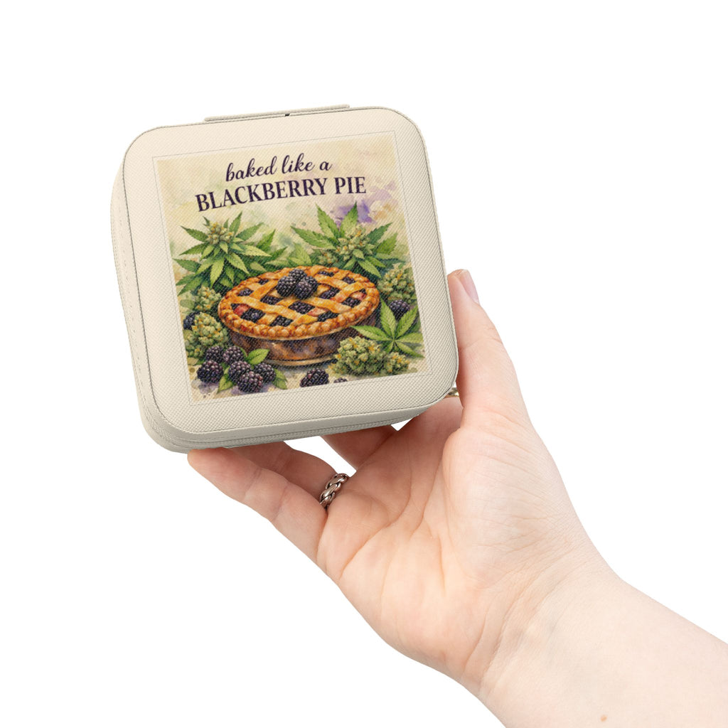 Jewelry Travel Case — 'Baked Like a Blackberry Pie' Compact Organizer