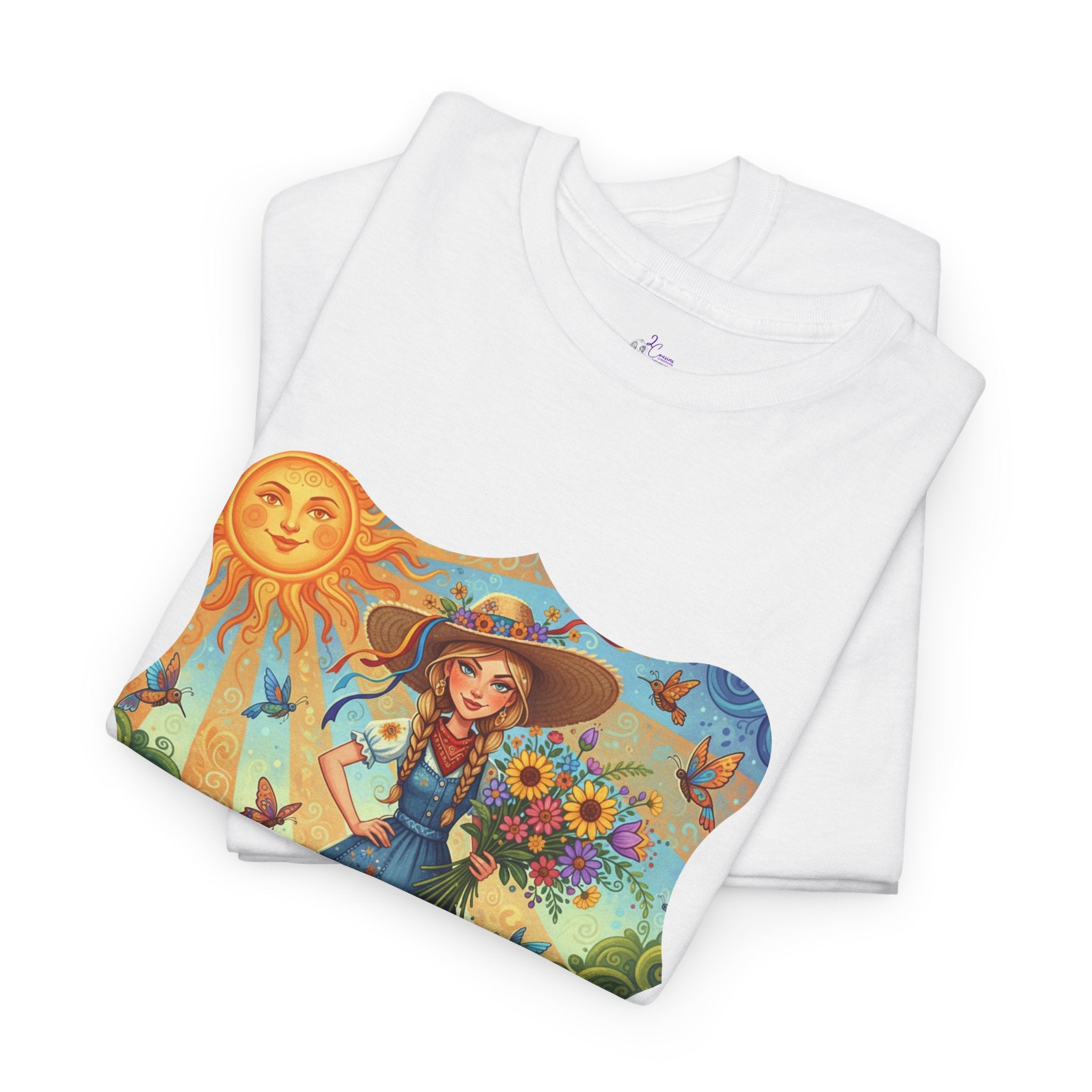 Summer Sunflower Scarecrow T-Shirt — "Don't Tell Me What To Do" Graphic Tee