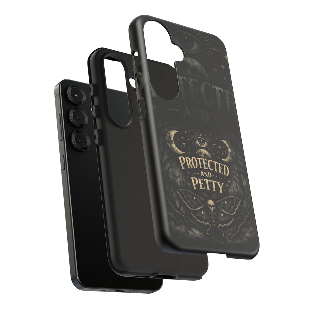 Phone Case — Gothic 'Protected and Petty' Tough Protective Cover
