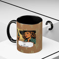 Feisty & Non-Compliant with a Southwest Flare Coffee Mug – Rustic Desert Pattern