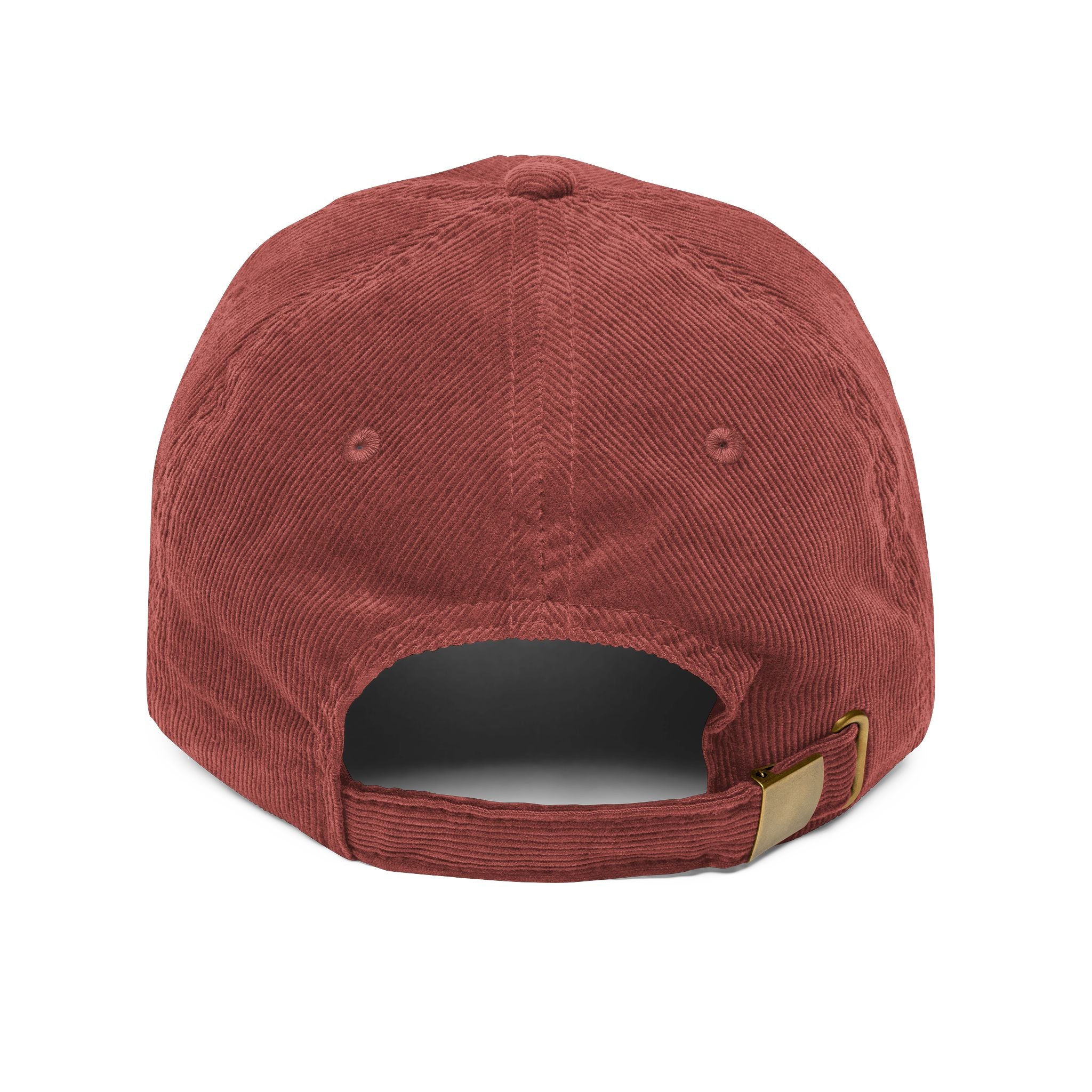 Embroidered Corduroy Cap — “My Dog Says You're a Hoe”